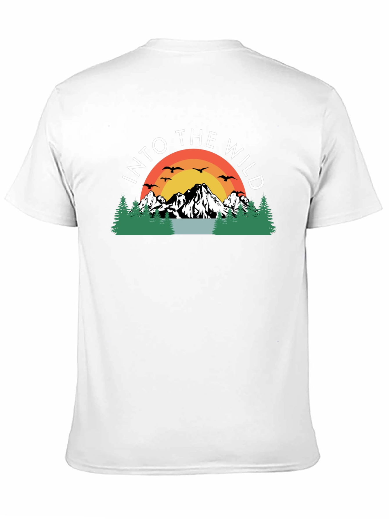 Into the Wild Graphic Tee - Nature Adventure Shirt