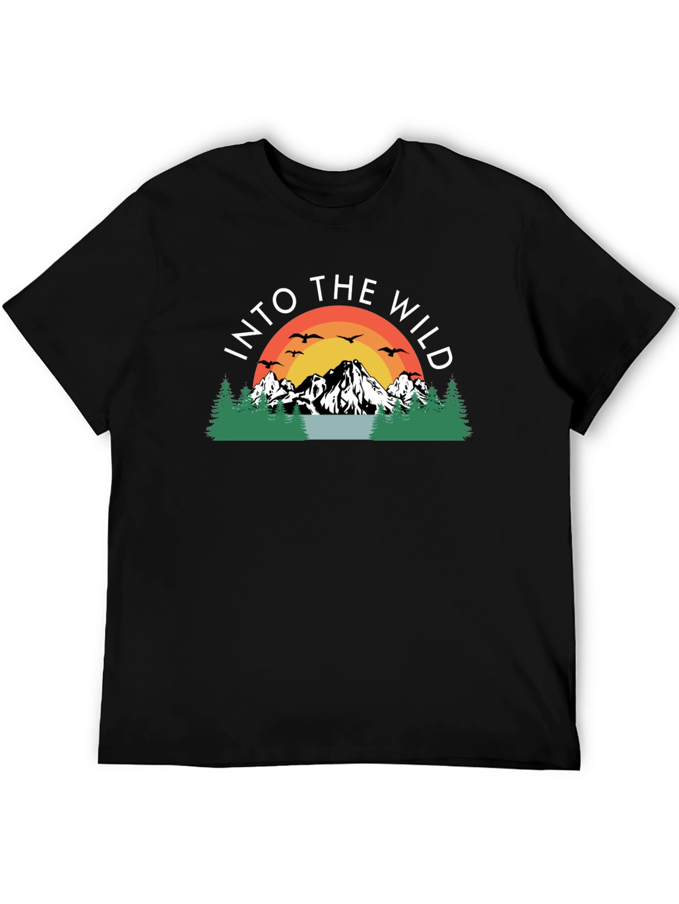 Into the Wild Graphic Tee - Nature Adventure Shirt