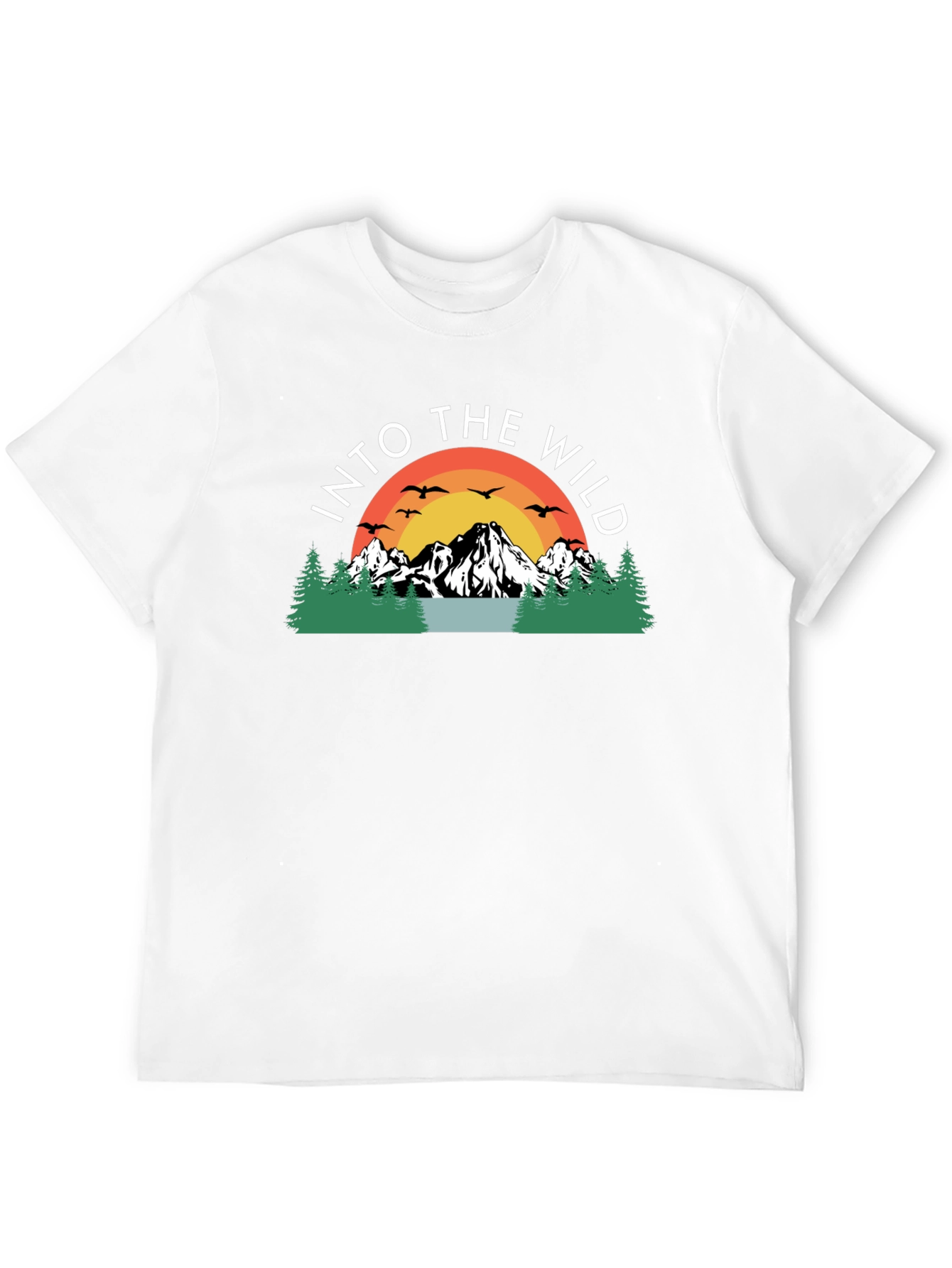 Into the Wild Graphic Tee - Nature Adventure Shirt
