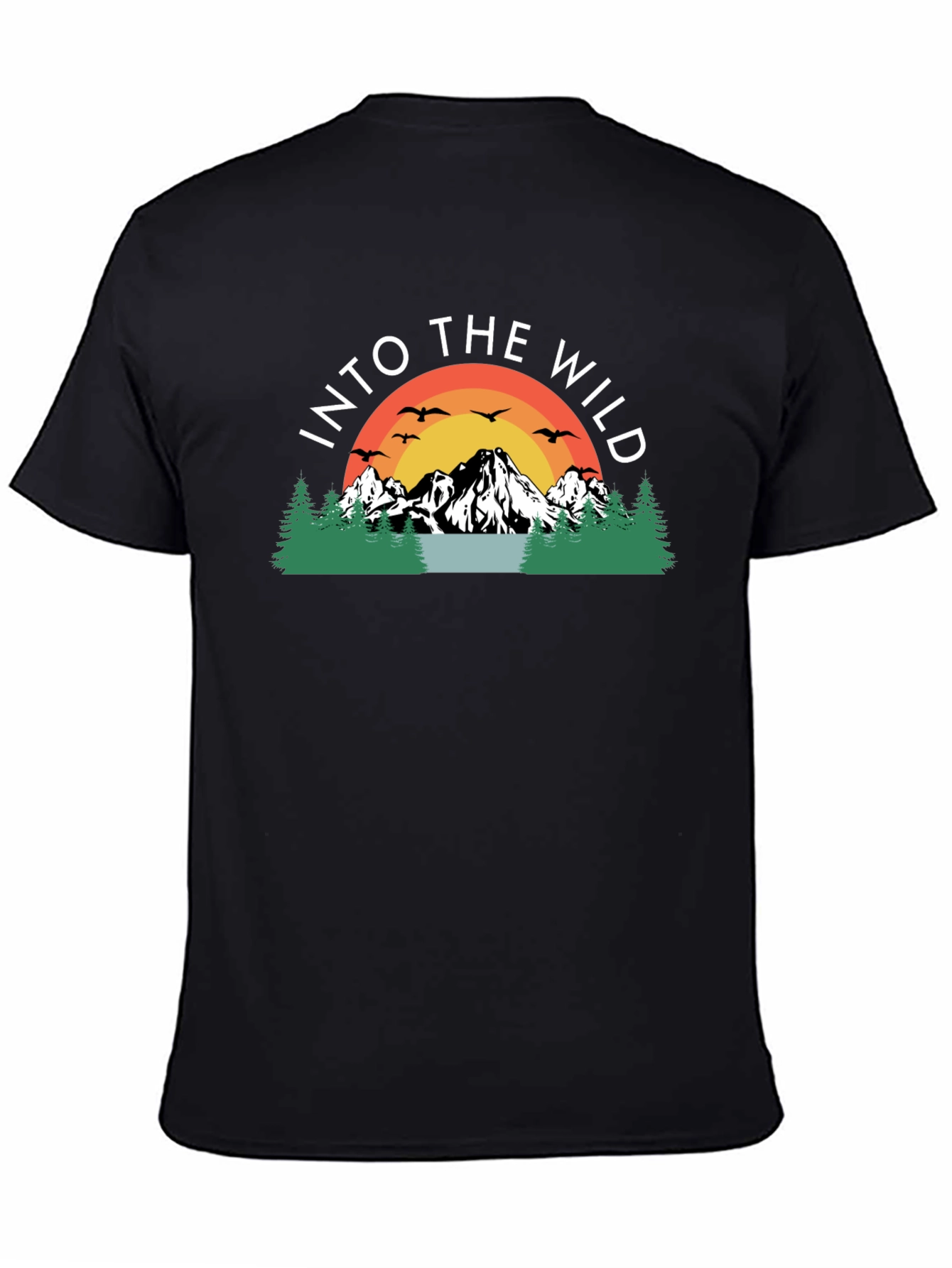 Into the Wild Graphic Tee - Nature Adventure Shirt