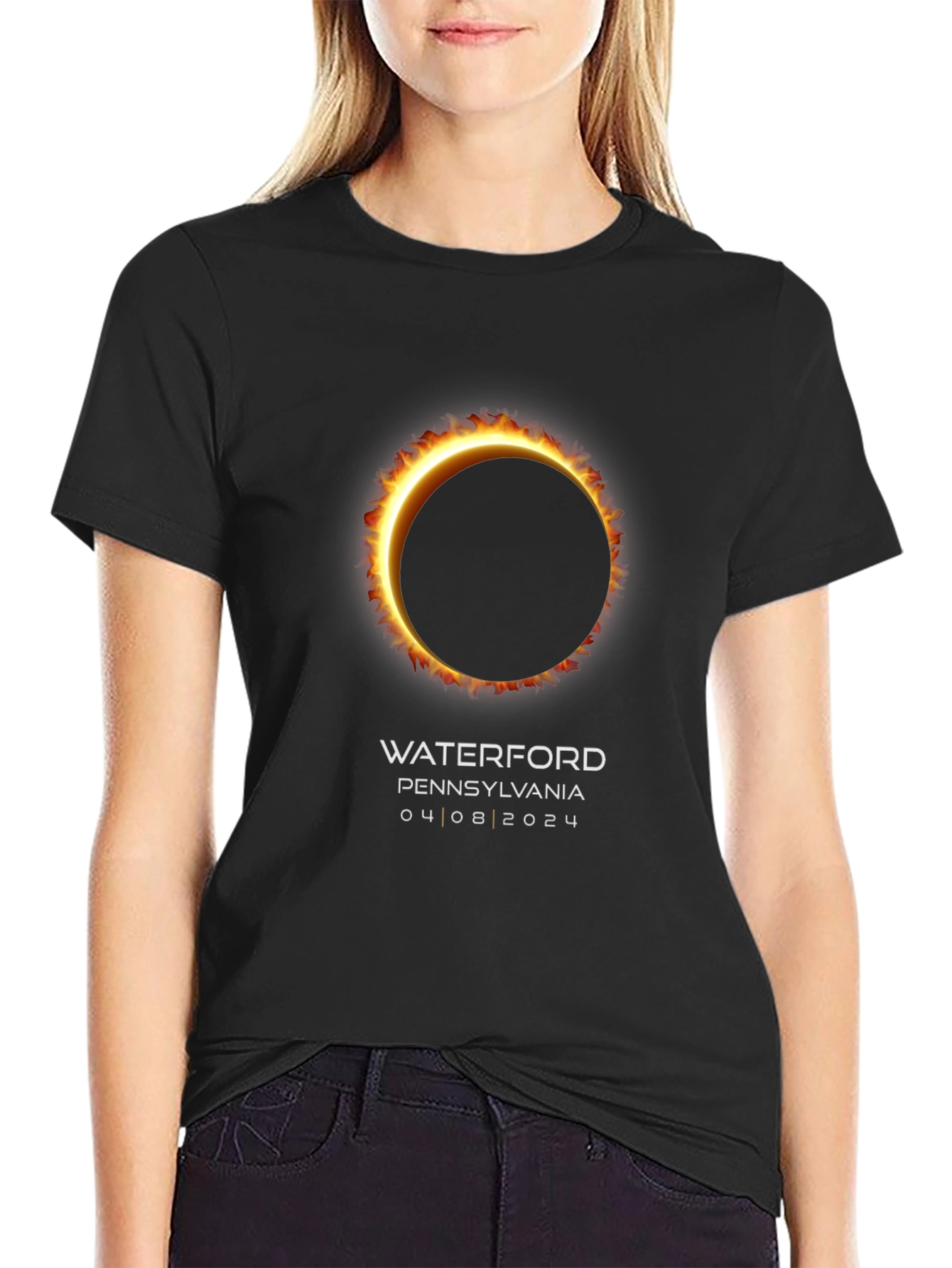 Waterford PA Eclipse 2024 T-Shirt