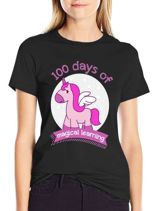100 Days of Magical Learning Unicorn T-Shirt