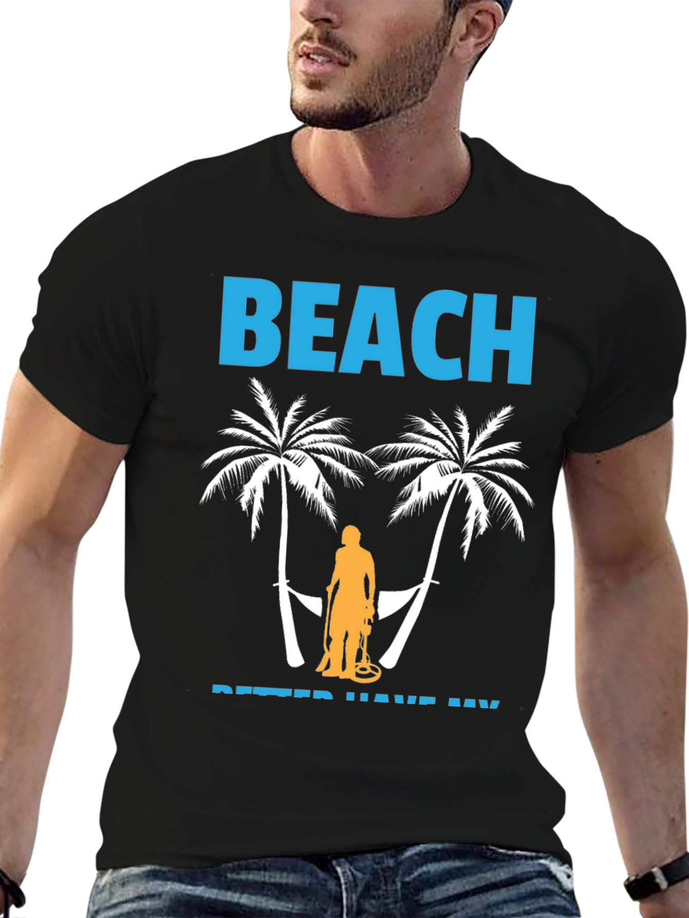 Beach Metal Detecting T-Shirt