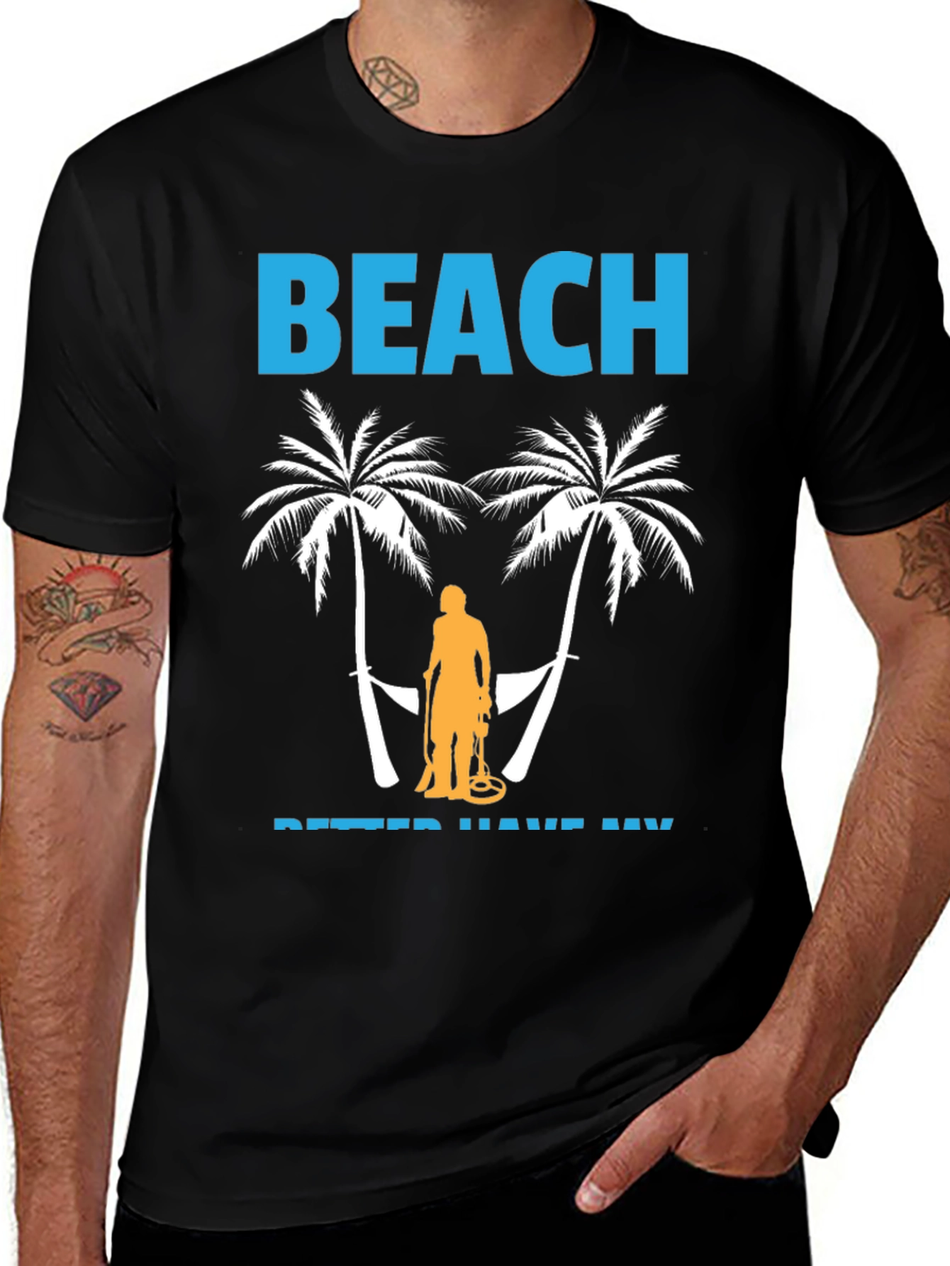 Beach Metal Detecting T-Shirt