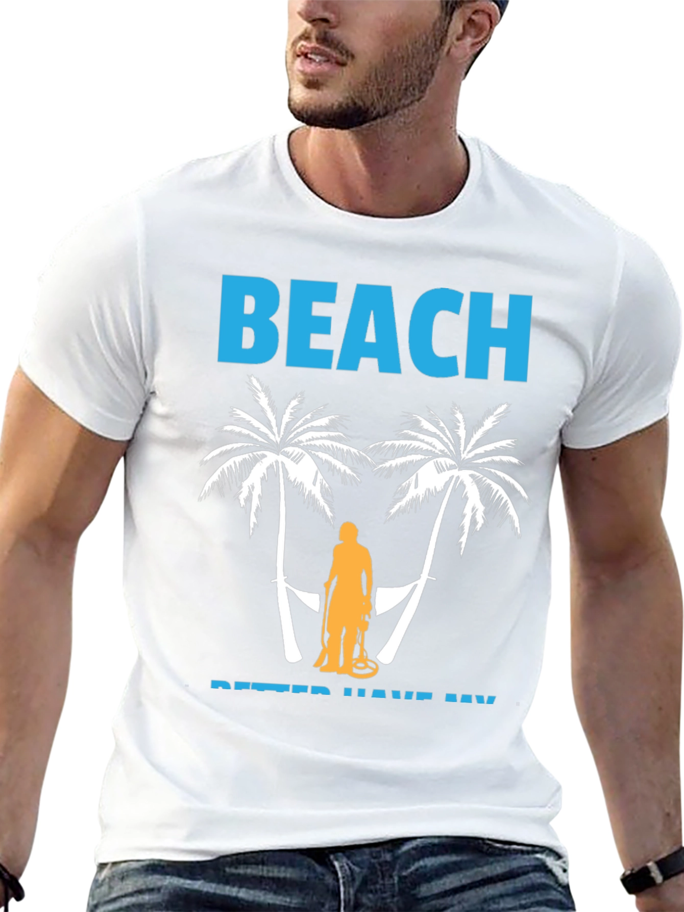 Beach Metal Detecting T-Shirt