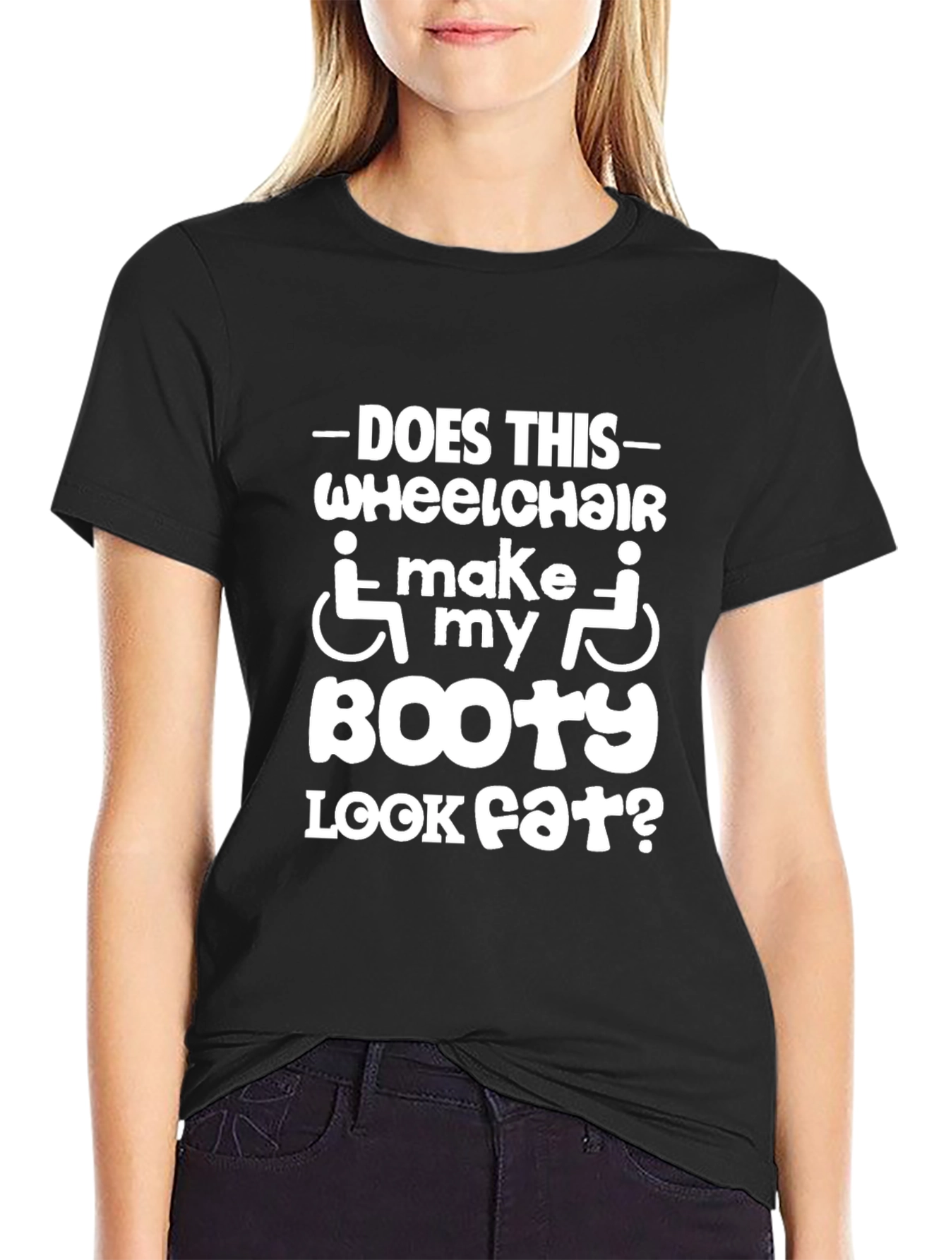 Funny Wheelchair Booty T-Shirt