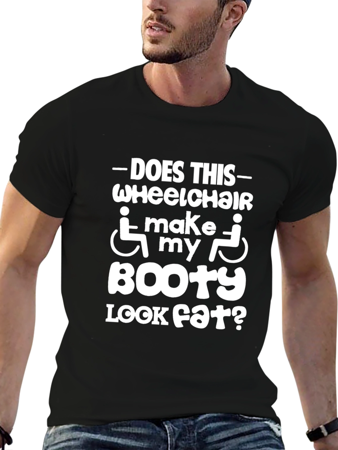 Funny Wheelchair Booty T-Shirt
