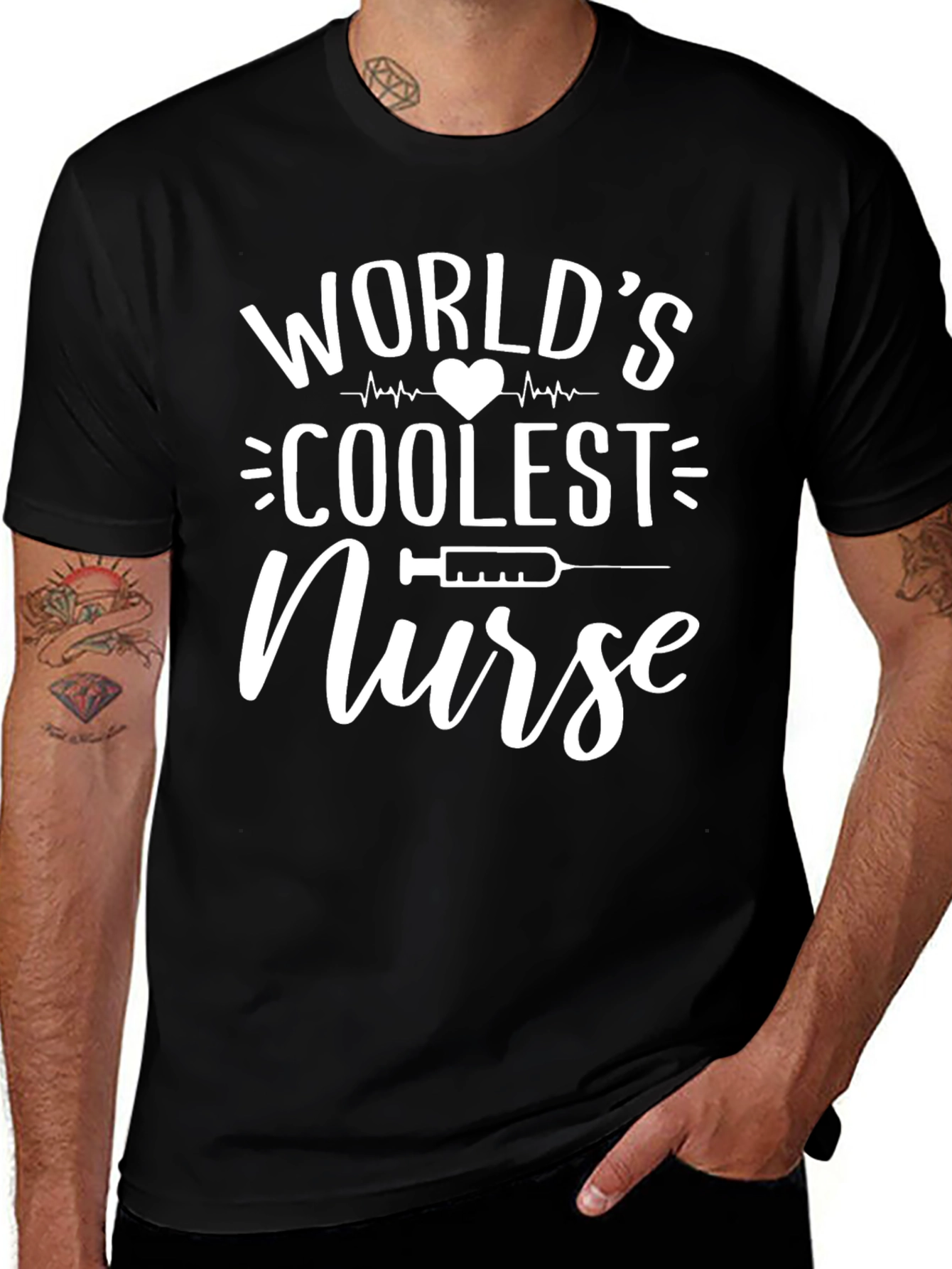 Coolest Nurse T-Shirt - Black