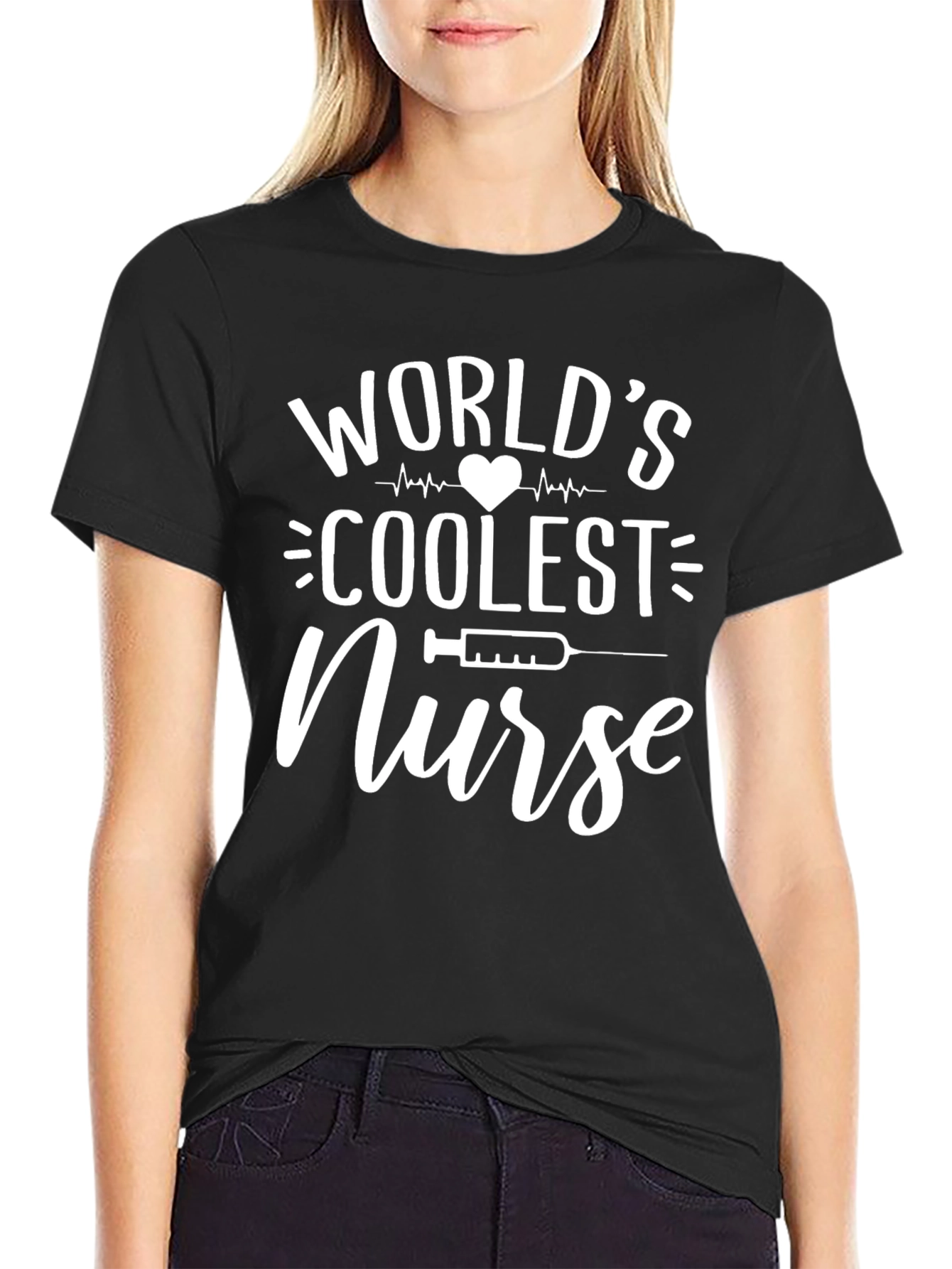 Coolest Nurse T-Shirt - Black