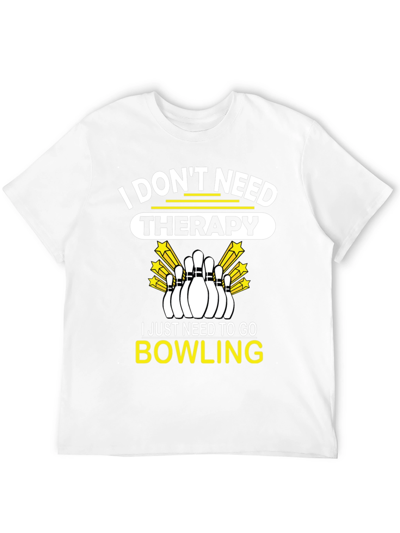 Bowling Therapy Graphic T-Shirt