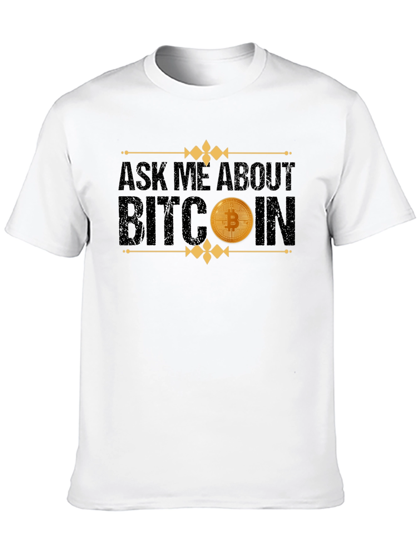Ask Me About Bitcoin Black T-Shirt