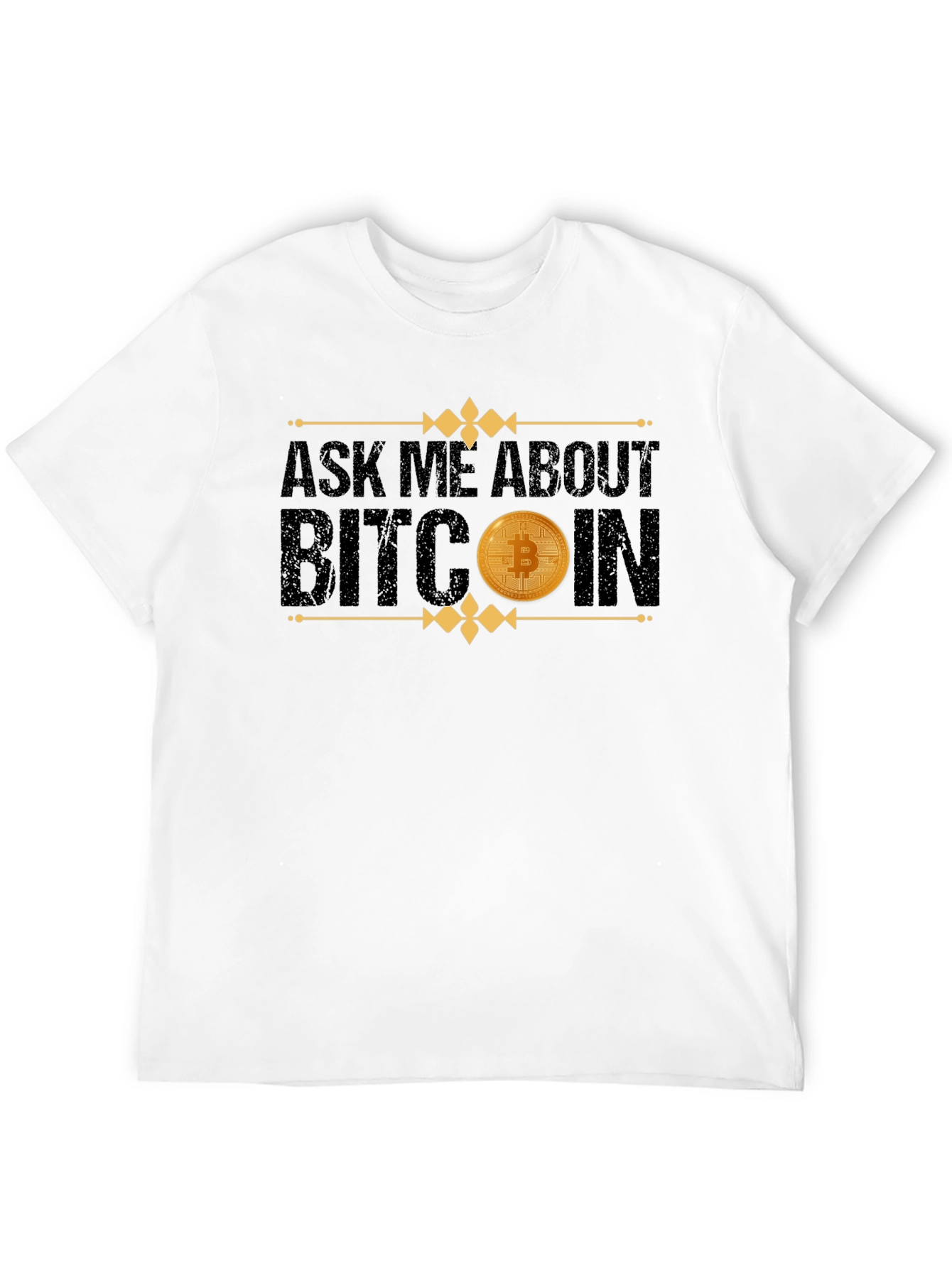Ask Me About Bitcoin Black T-Shirt