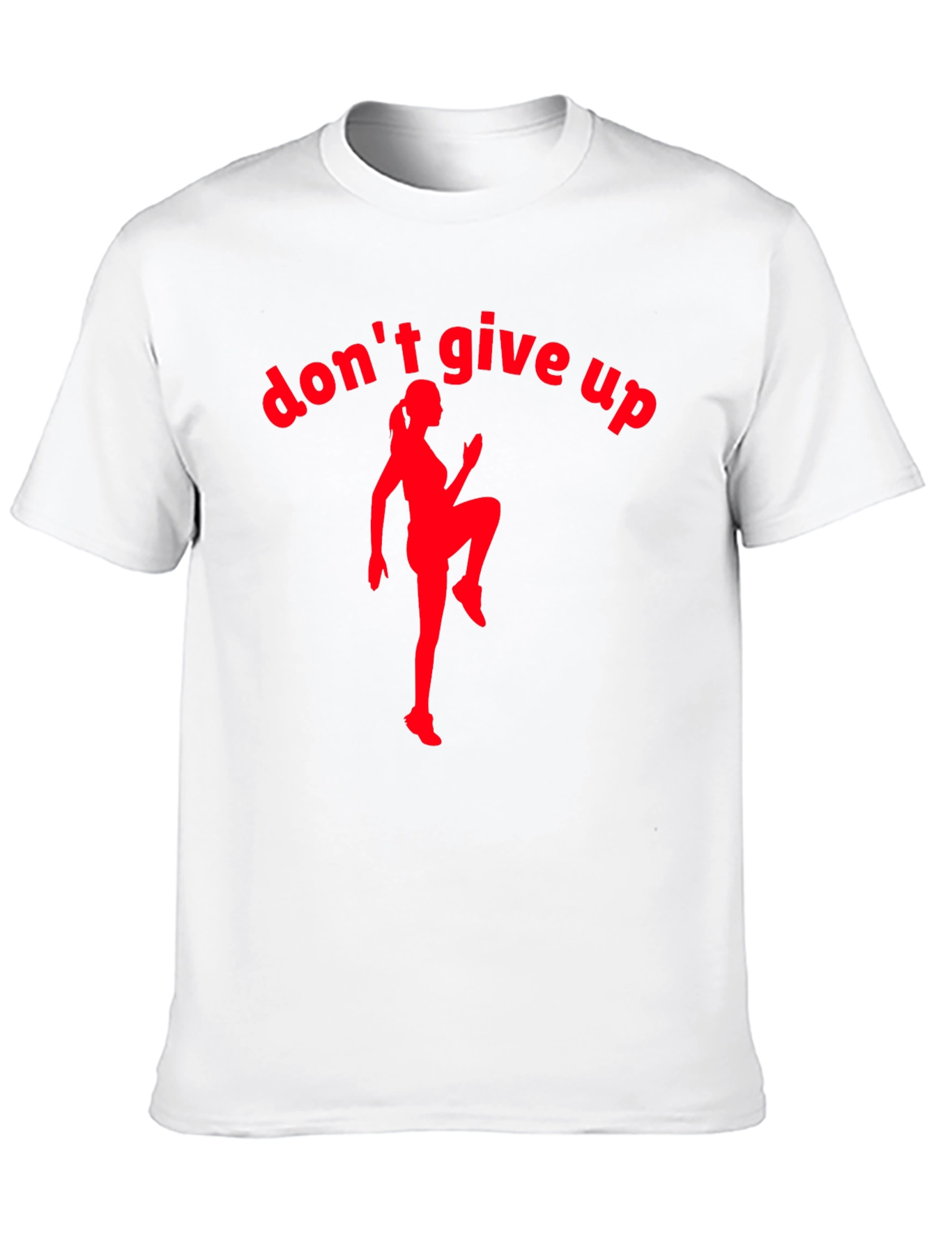Dont Give Up! Black Graphic Tee