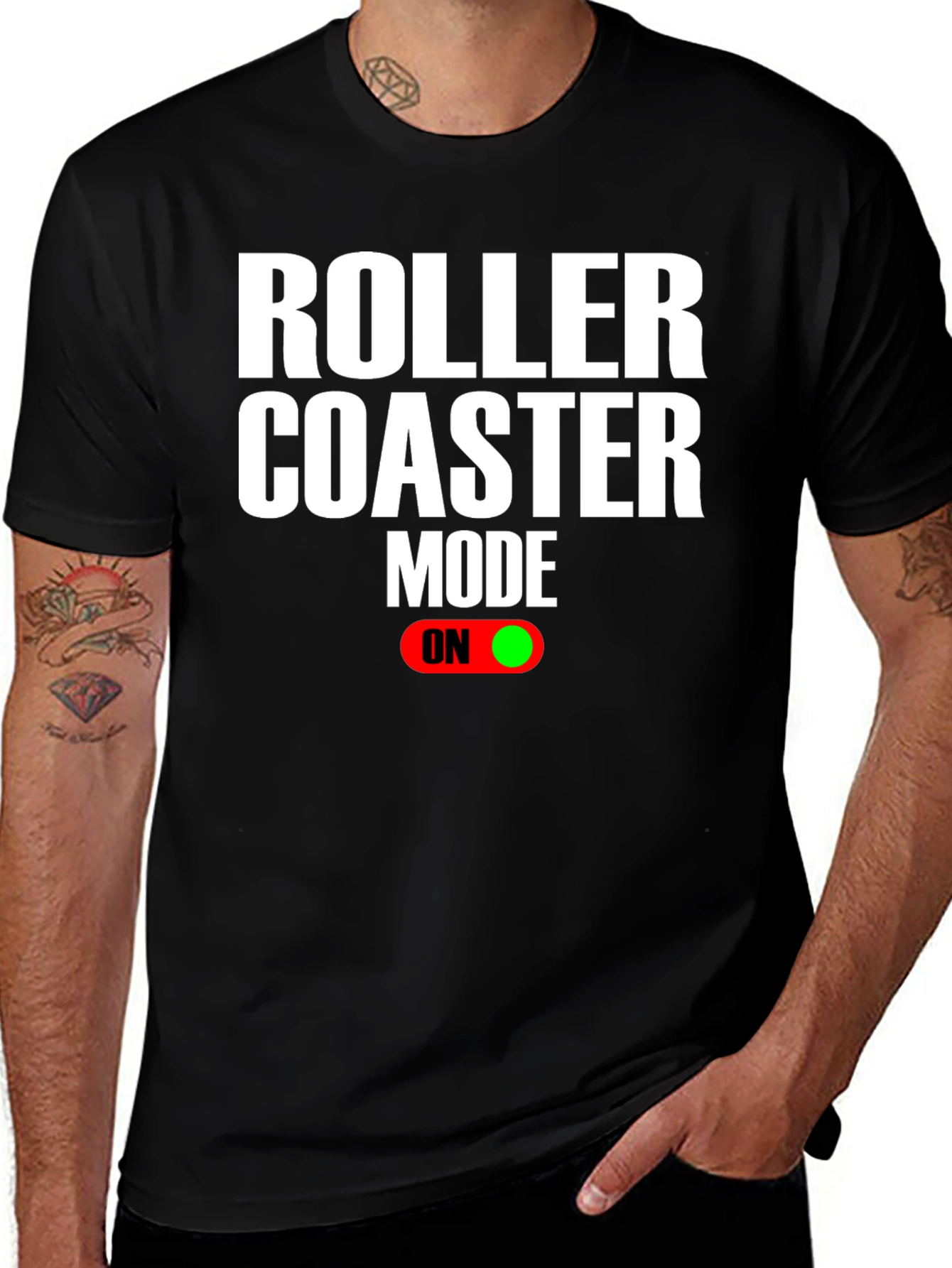 Roller Coaster Mode On T-Shirt