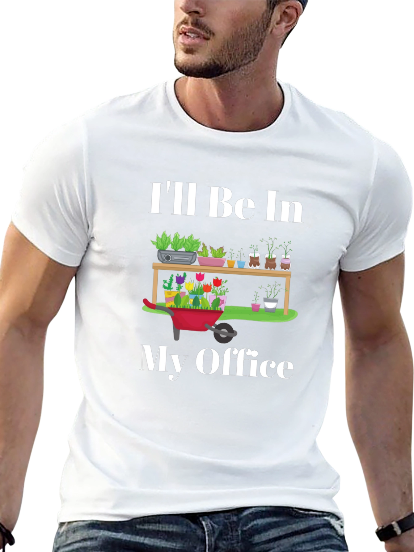 Gardening Office T-Shirt - For Plant Lovers