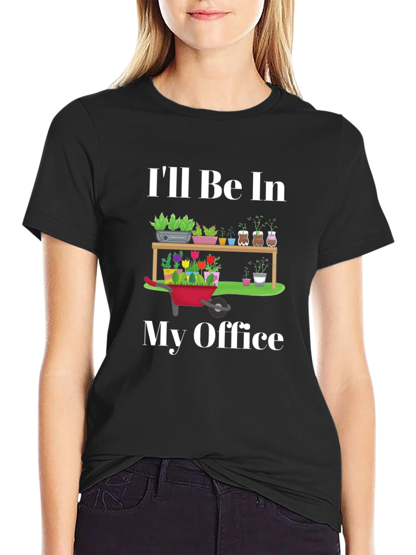 Gardening Office T-Shirt - For Plant Lovers