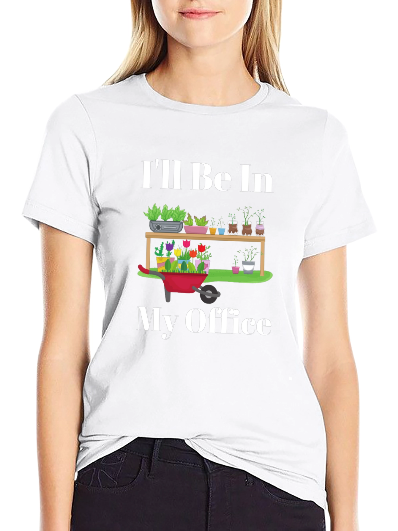 Gardening Office T-Shirt - For Plant Lovers