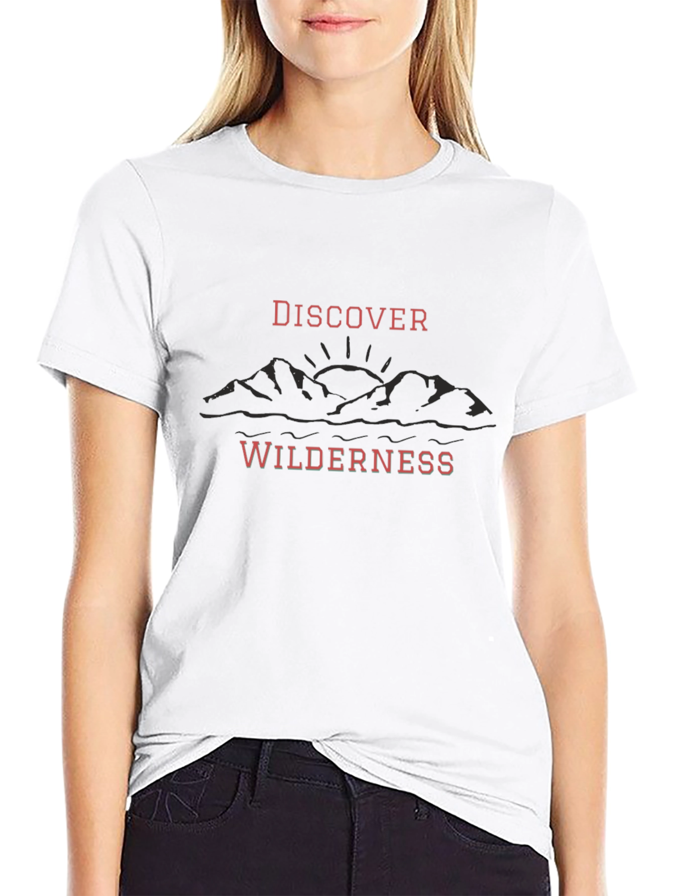 Discover Wilderness Graphic T-Shirt - Black