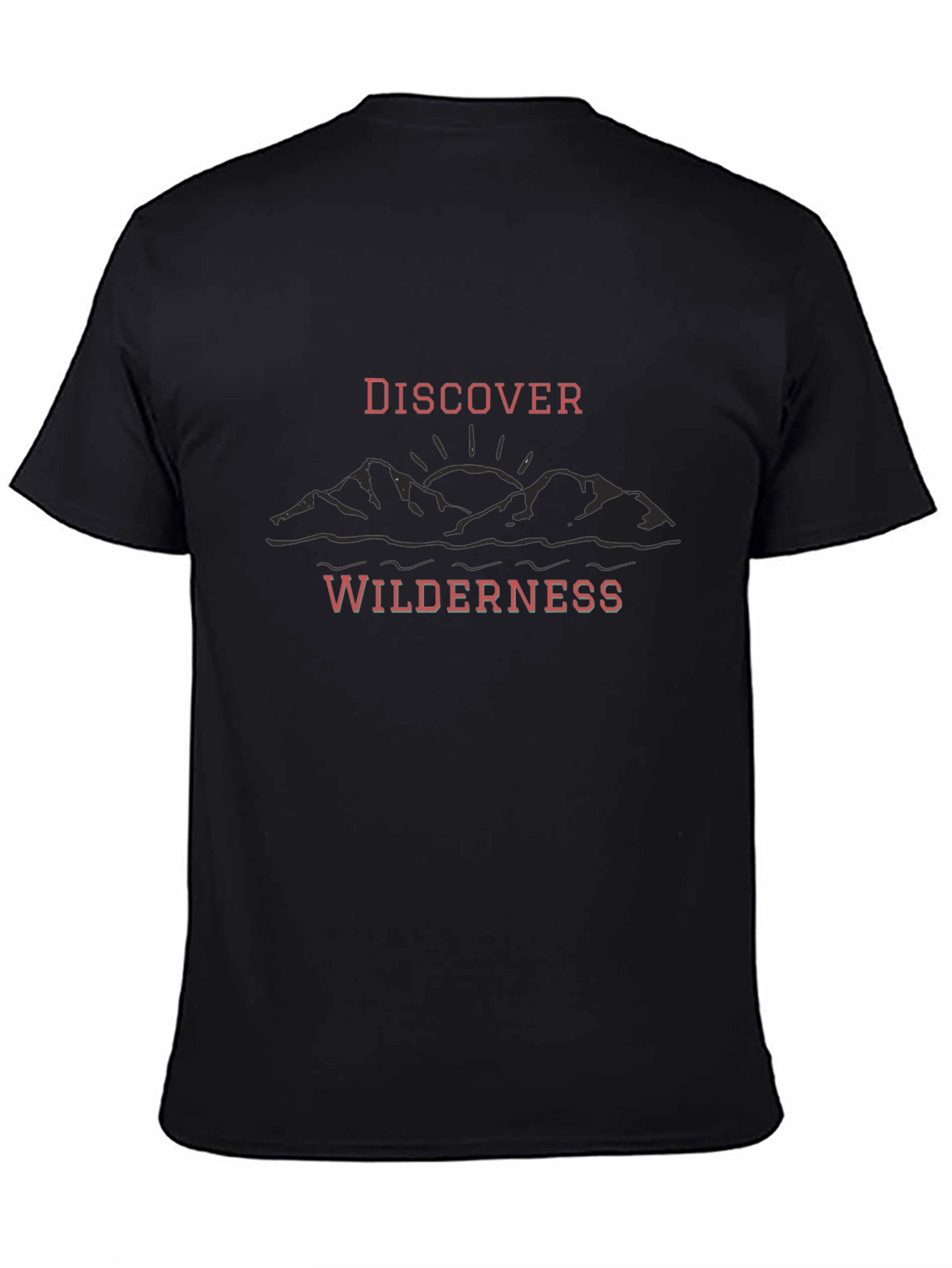 Discover Wilderness Graphic T-Shirt - Black