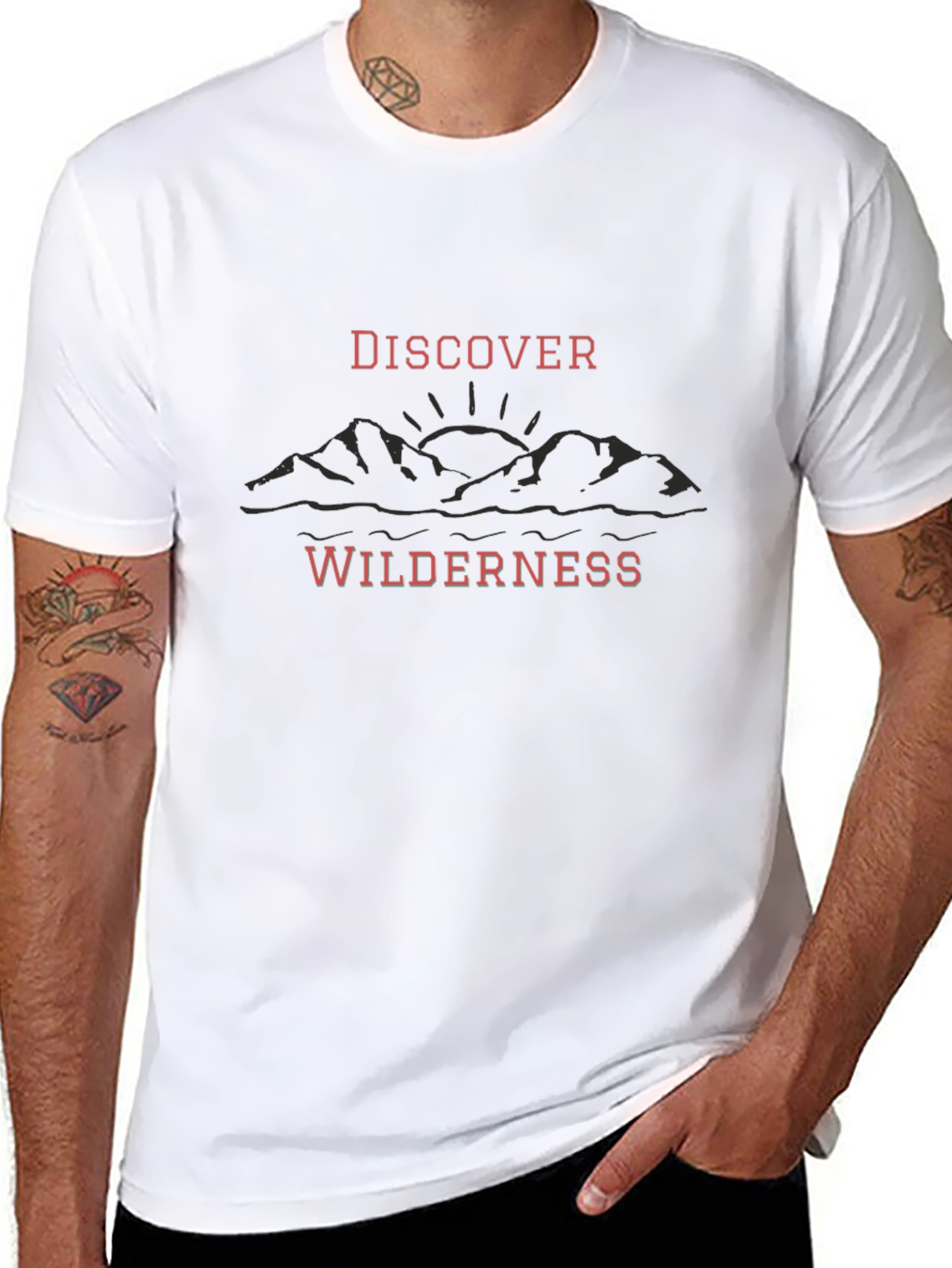 Discover Wilderness Graphic T-Shirt - Black