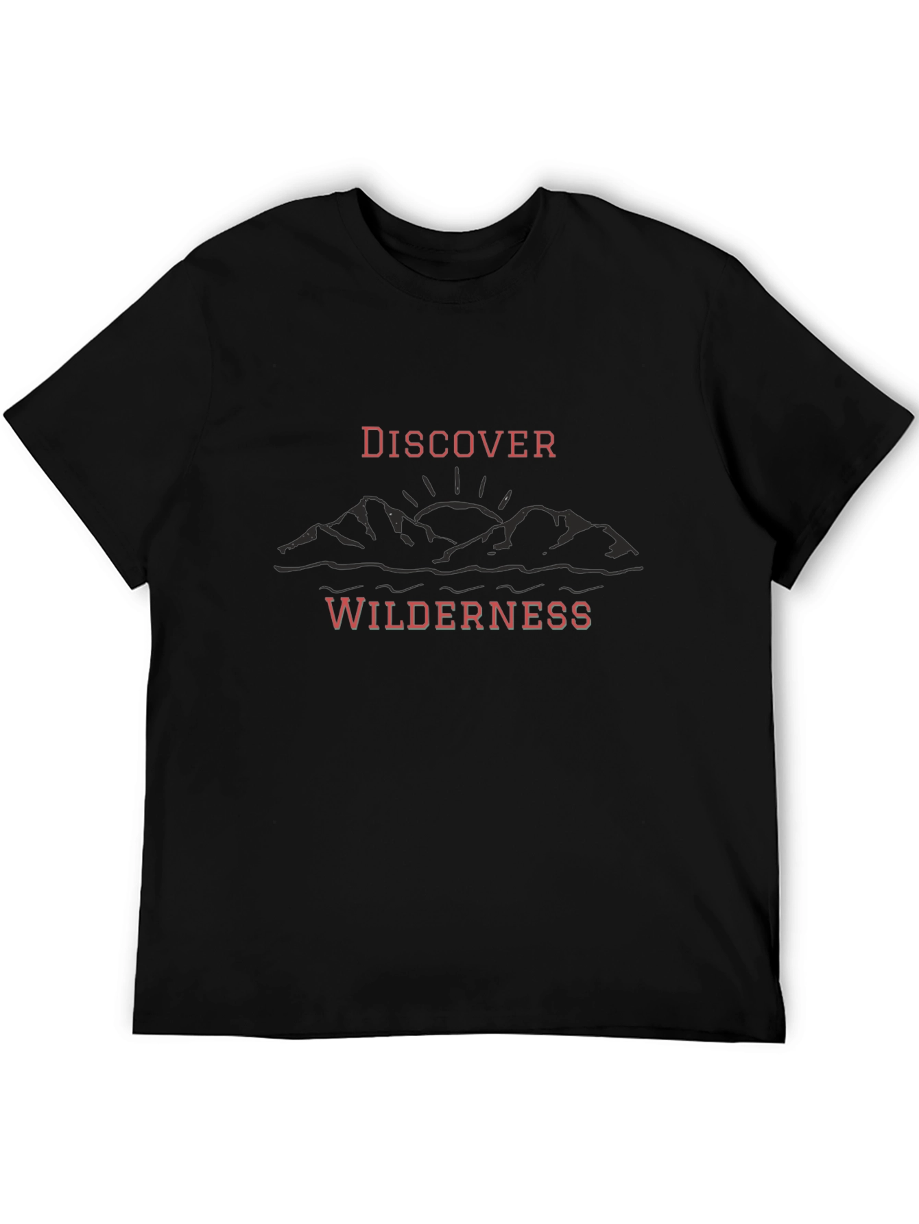 Discover Wilderness Graphic T-Shirt - Black