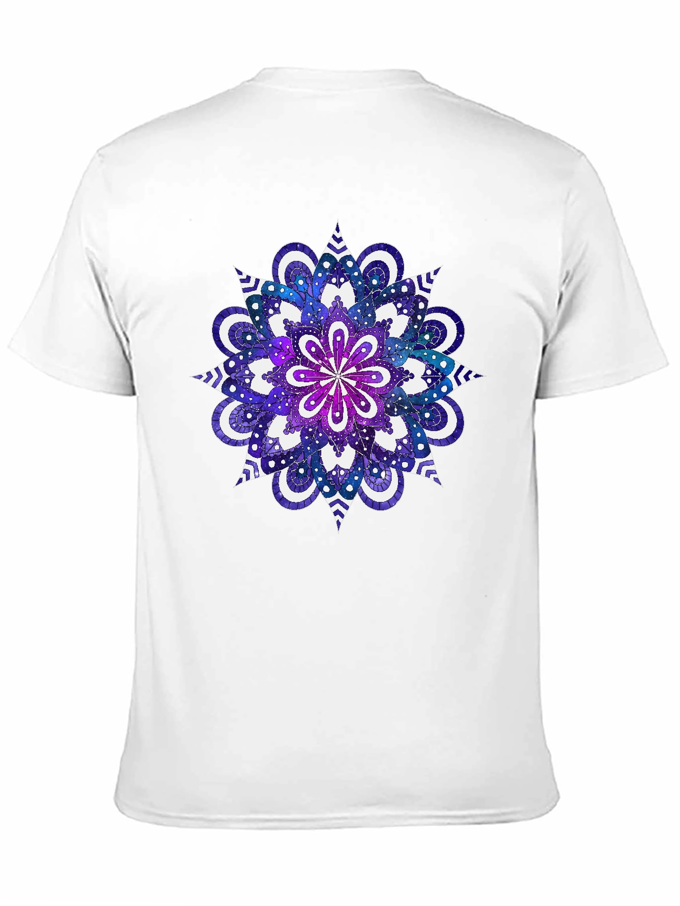 Galaxy Mandala Graphic Tee - Cosmic Style