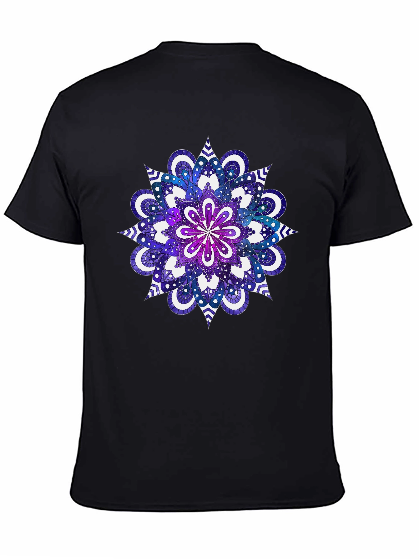 Galaxy Mandala Graphic Tee - Cosmic Style