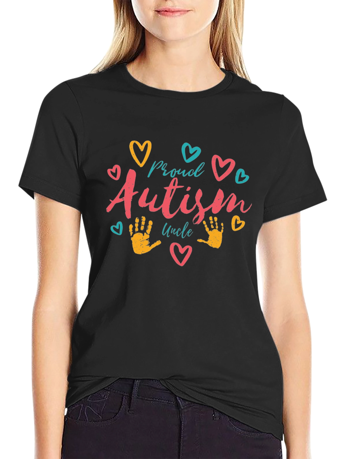 Proud Autism Uncle T-Shirt