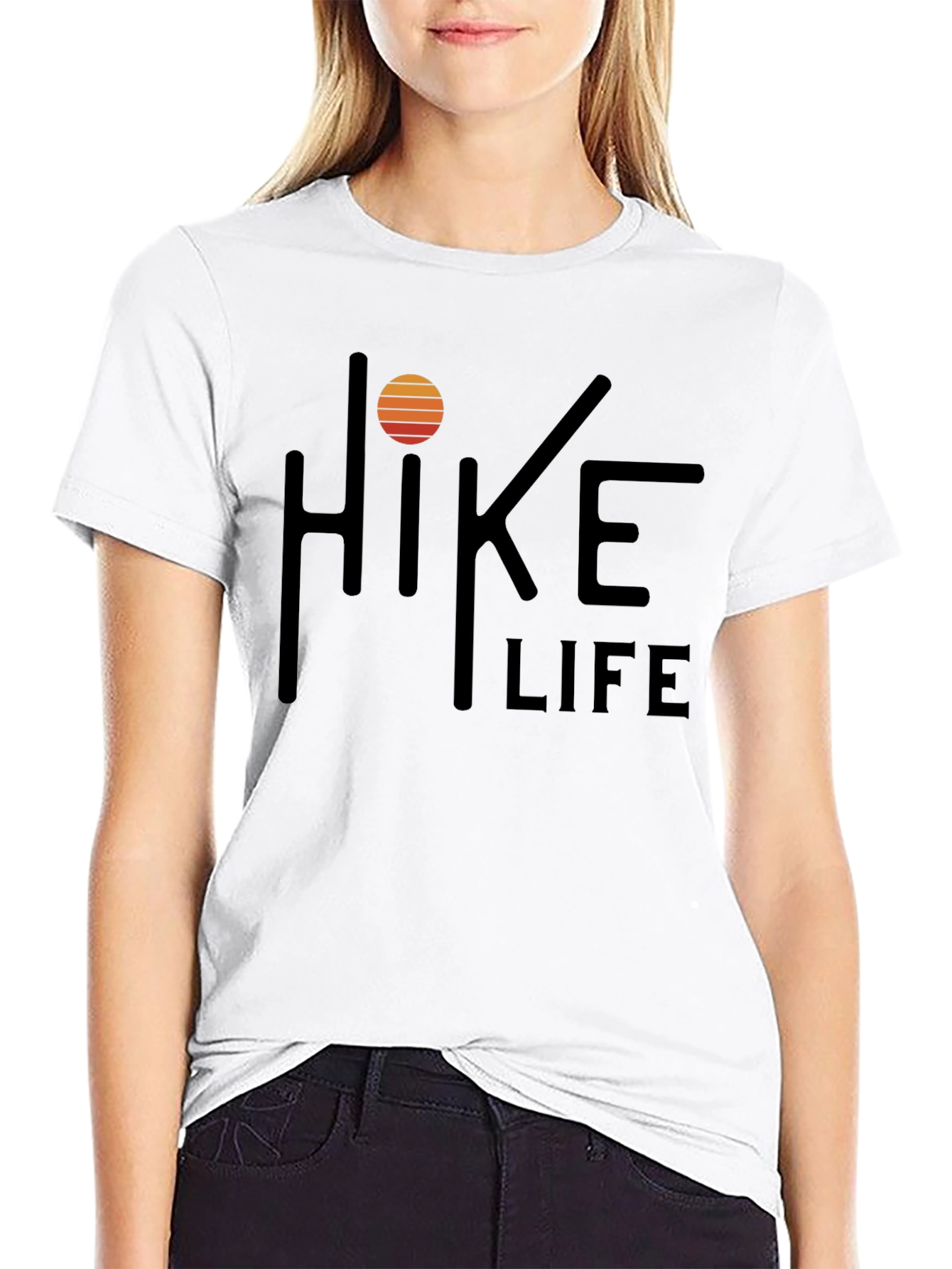Hike Life Black Graphic Tee