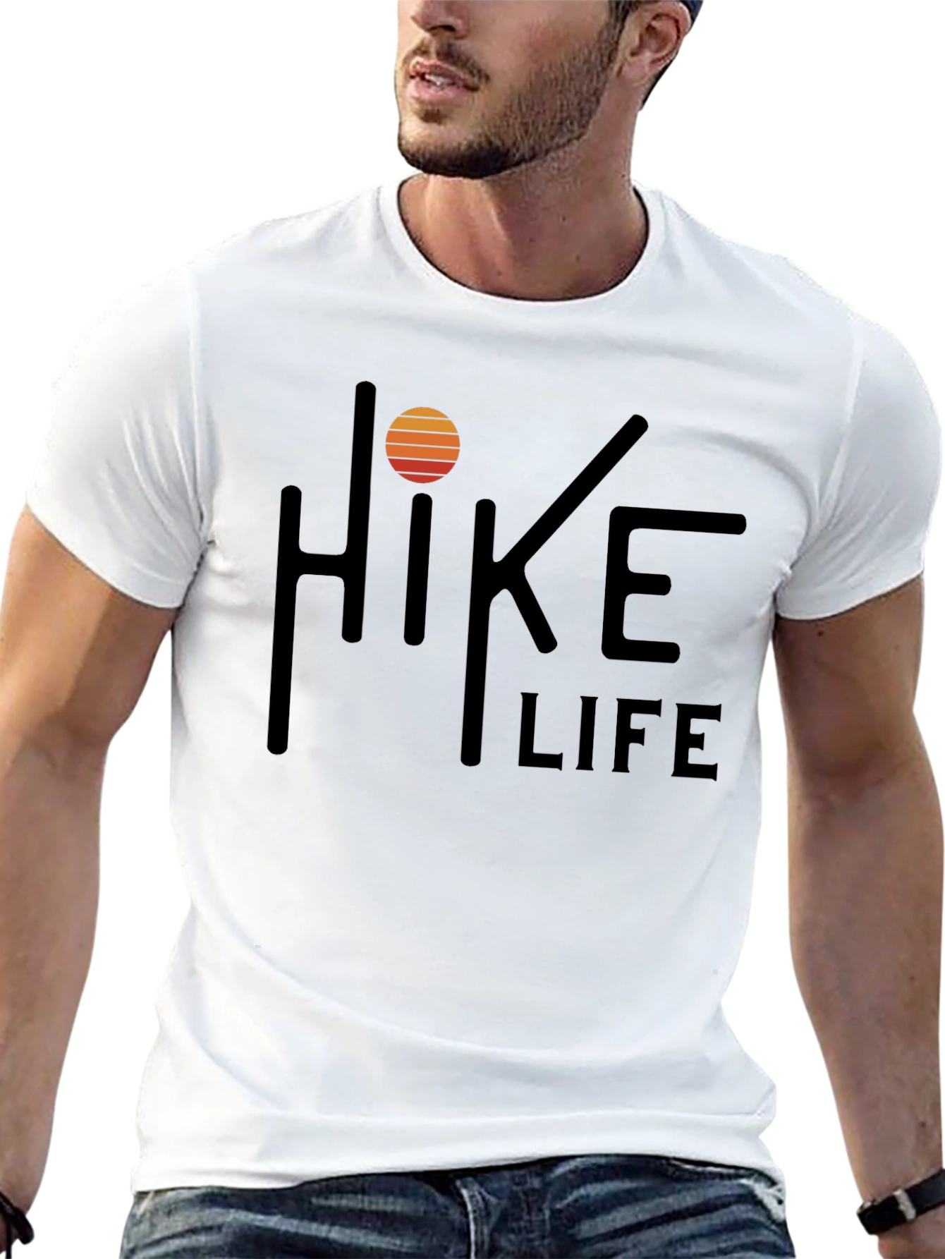 Hike Life Black Graphic Tee