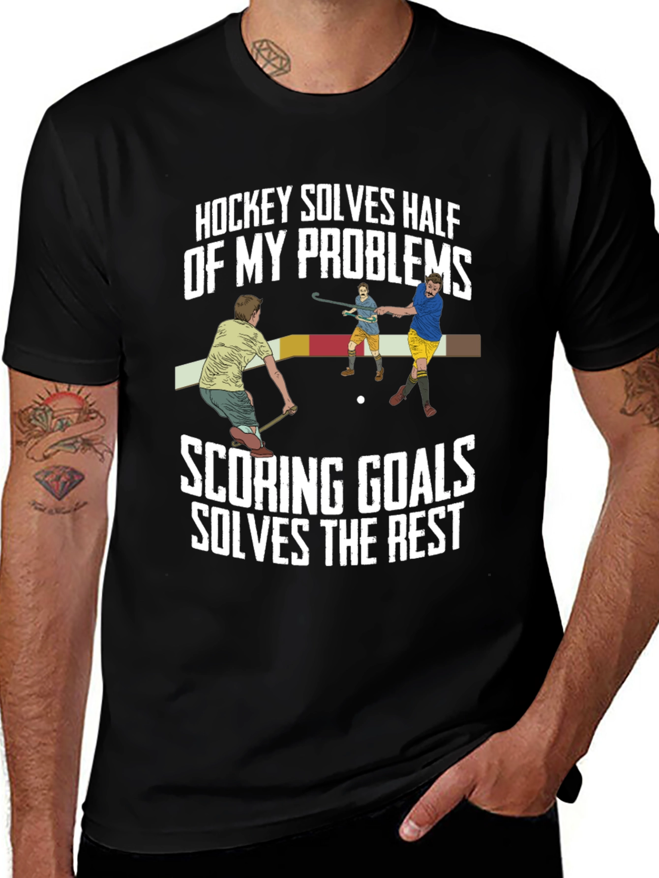 Hockey Solves Problems T-Shirt
