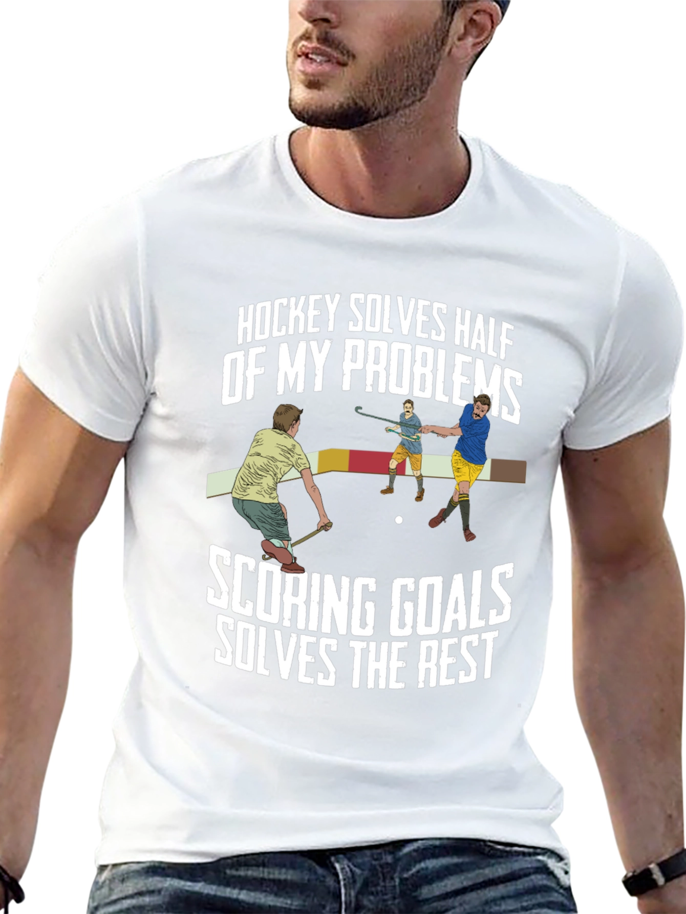 Hockey Solves Problems T-Shirt