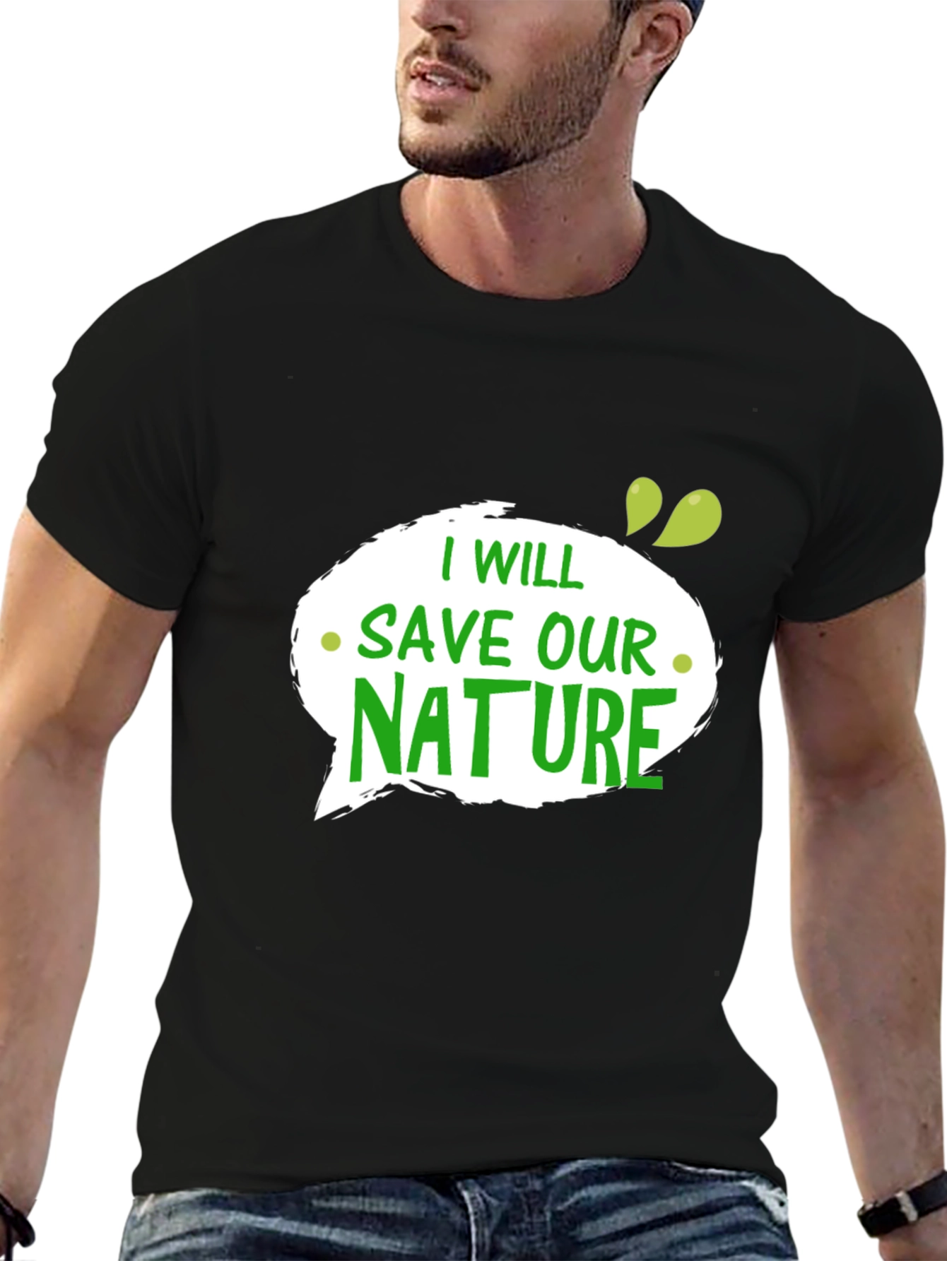 Eco-Friendly Save Our Nature Graphic Tee
