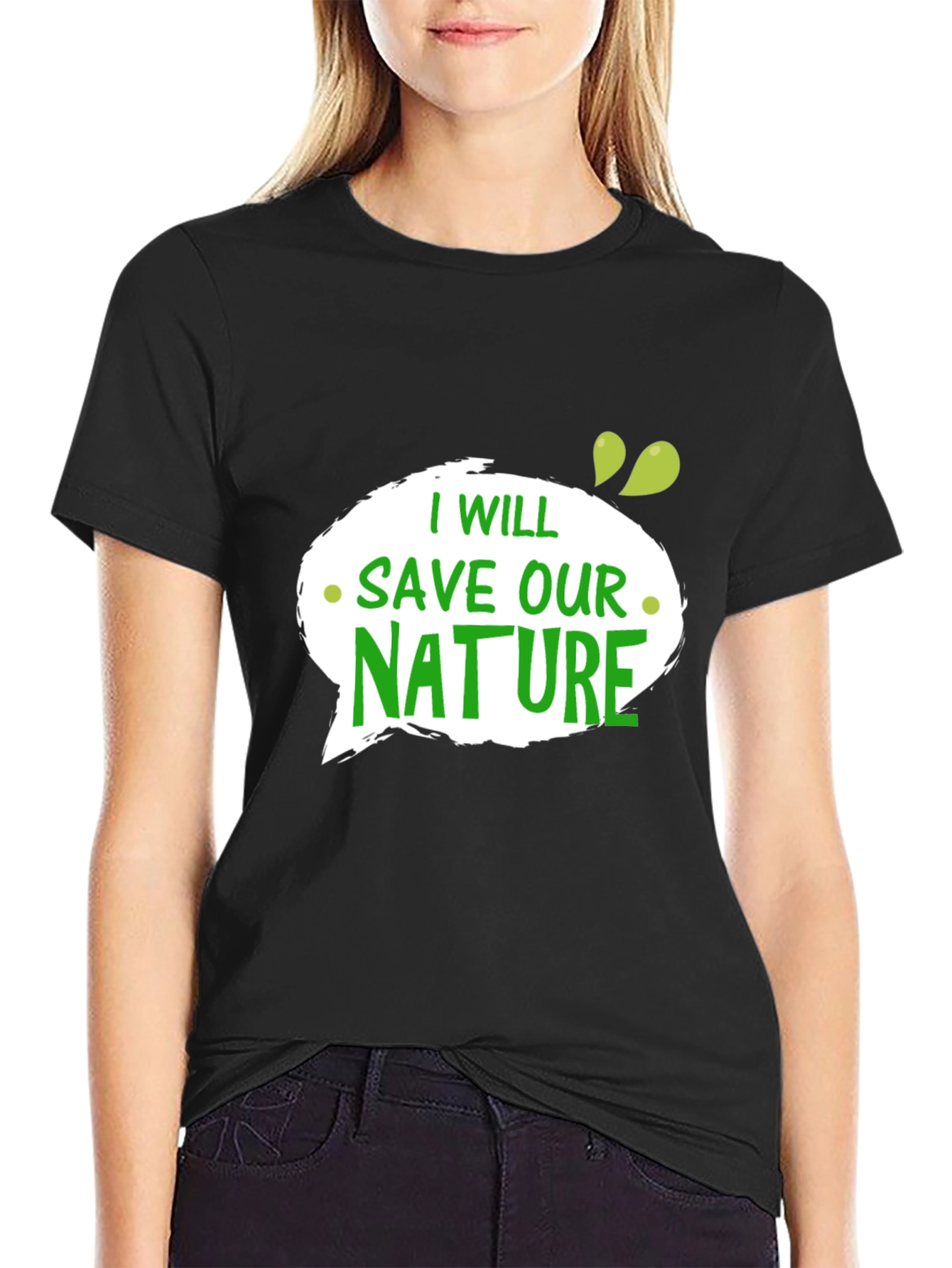 Eco-Friendly Save Our Nature Graphic Tee
