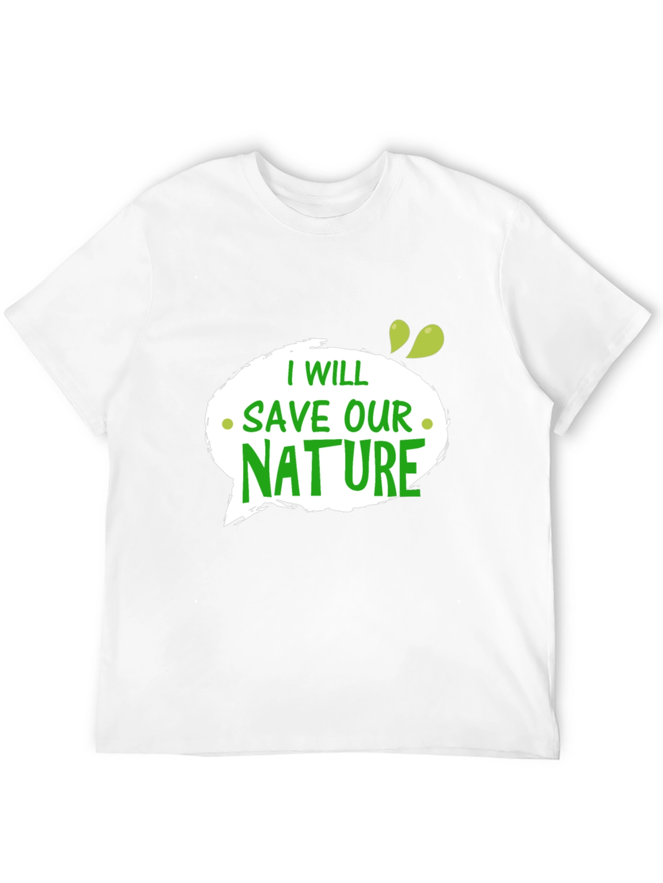 Eco-Friendly Save Our Nature Graphic Tee
