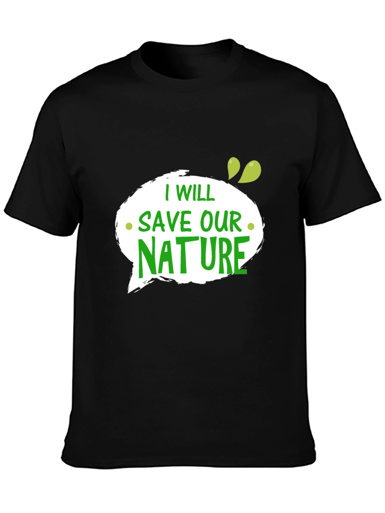 Eco-Friendly Save Our Nature Graphic Tee
