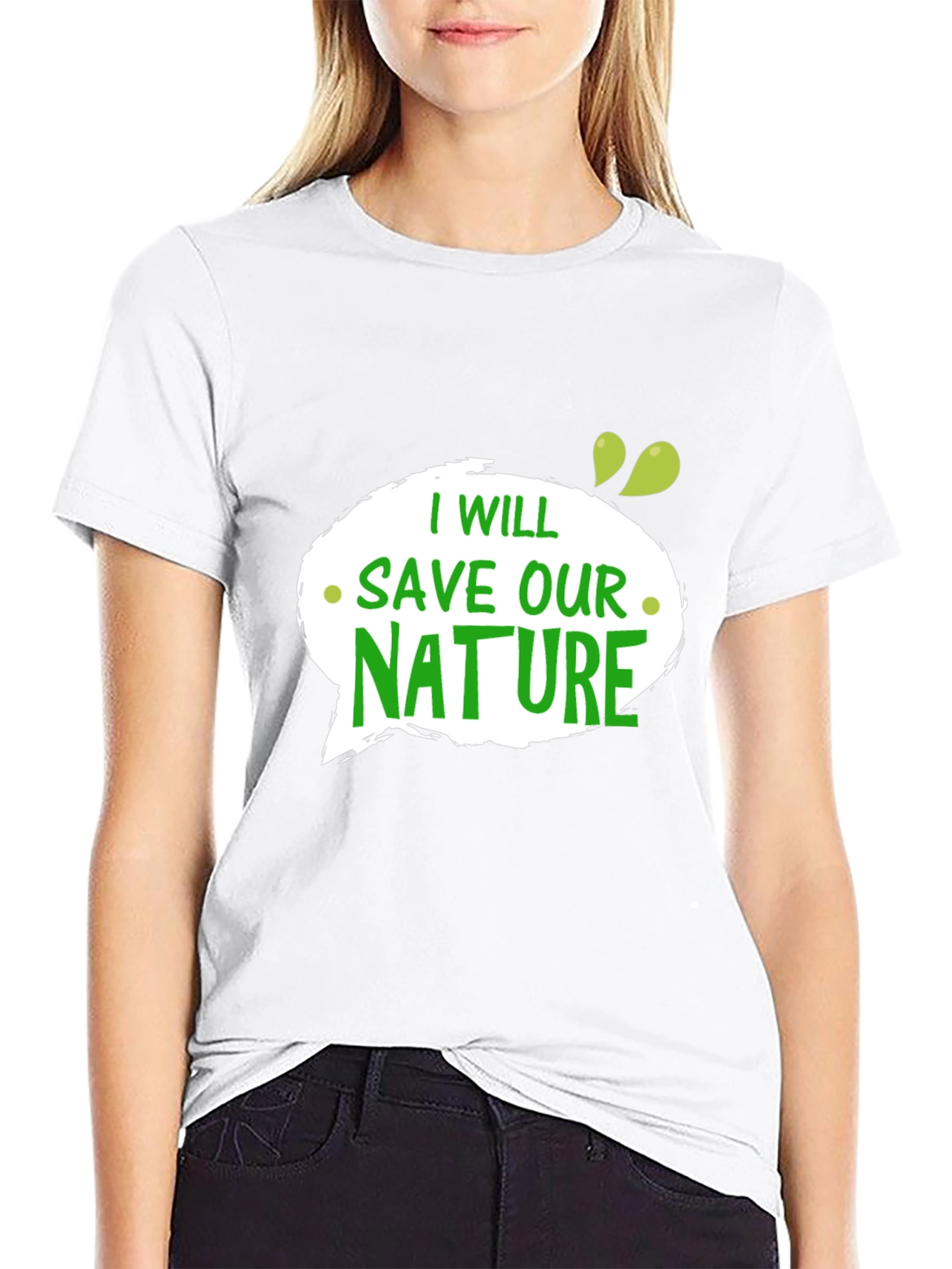 Eco-Friendly Save Our Nature Graphic Tee