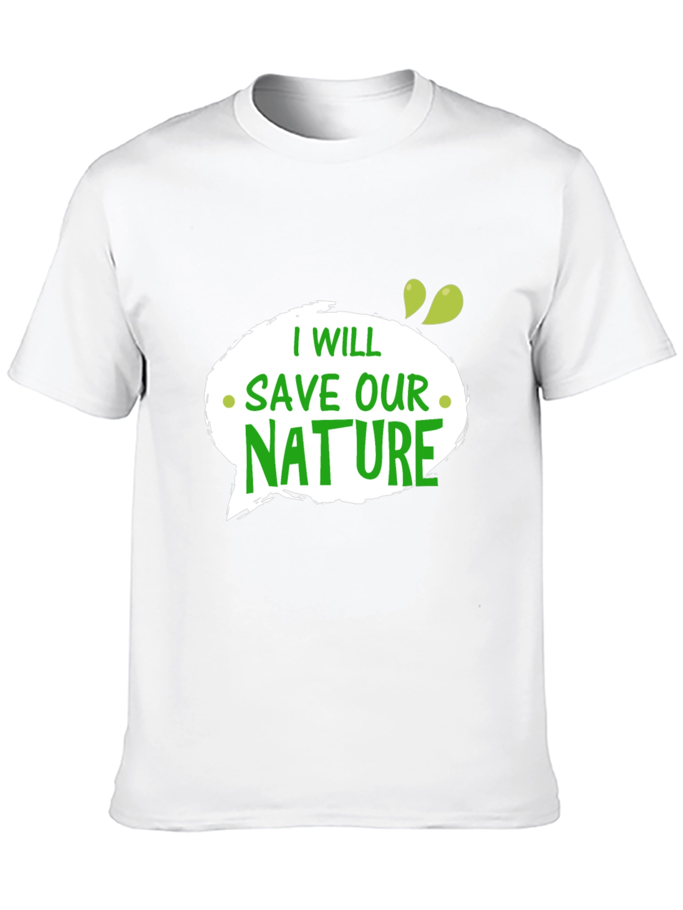 Eco-Friendly Save Our Nature Graphic Tee