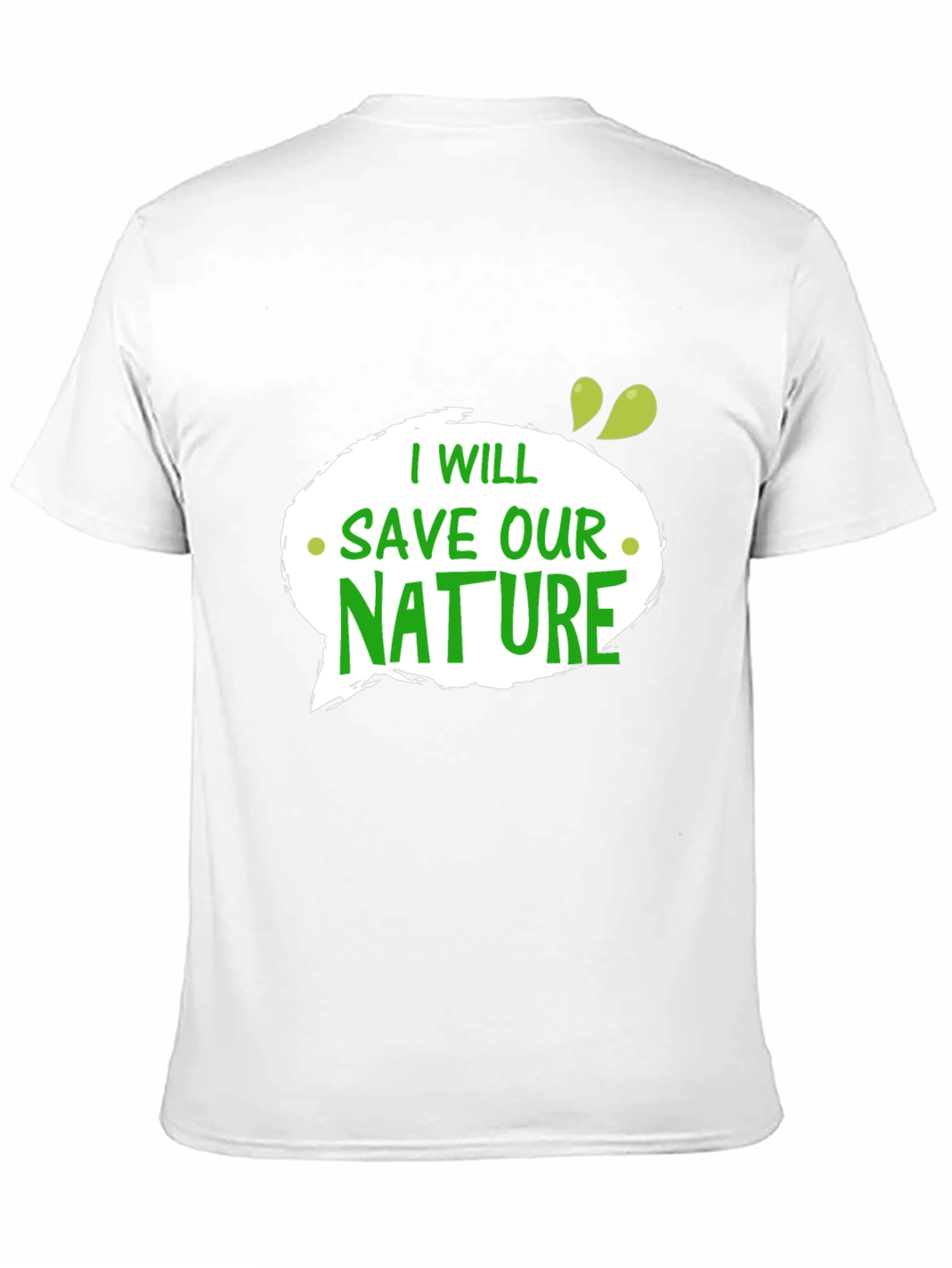 Eco-Friendly Save Our Nature Graphic Tee