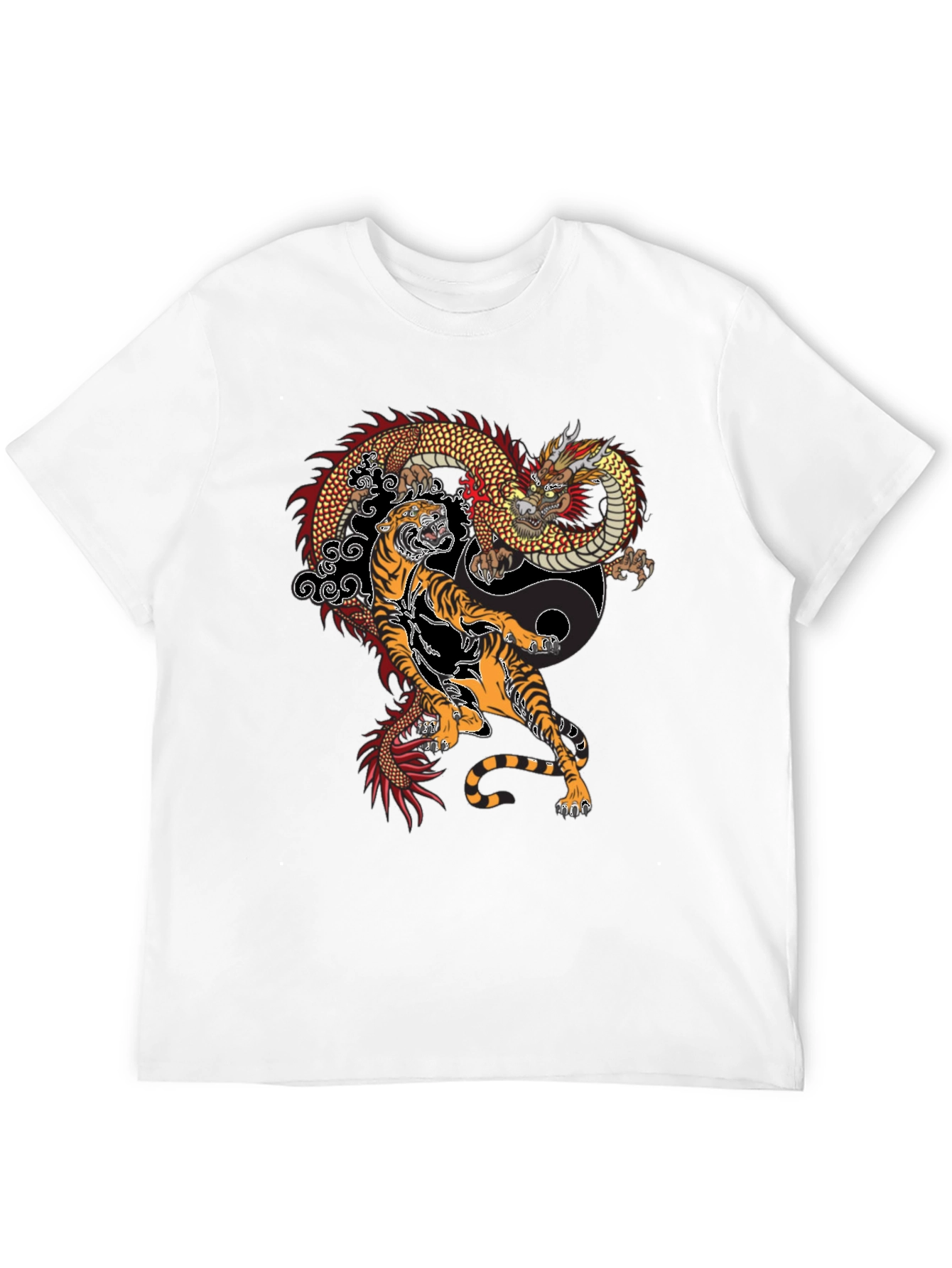 Dragon and Tiger Yin Yang T-Shirt