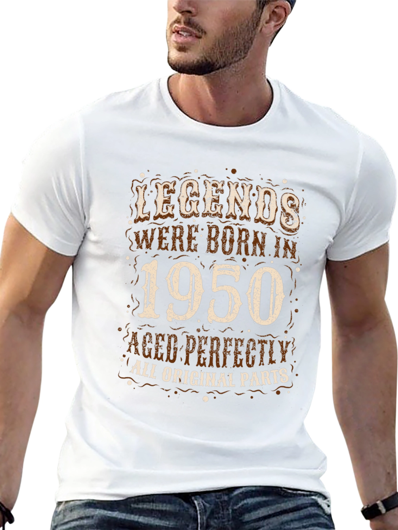 Legends Born in 1950 T-Shirt - Aged Perfectly!