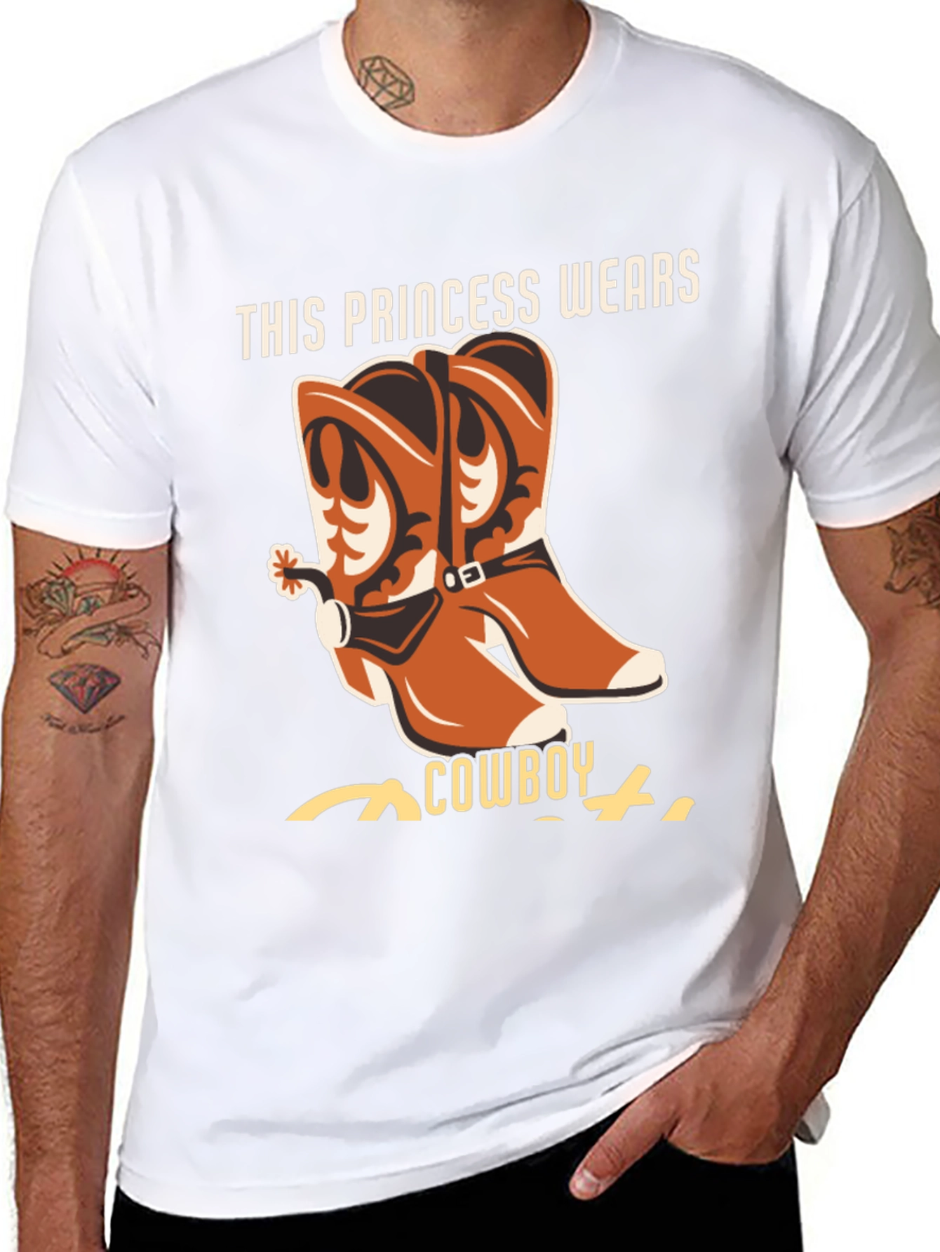 This Princess Wears Cowboy Boots T-Shirt
