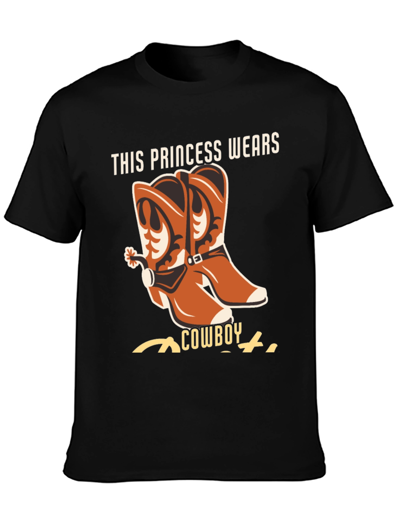 This Princess Wears Cowboy Boots T-Shirt
