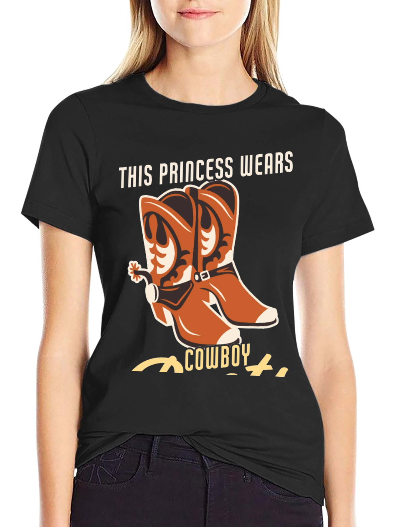 This Princess Wears Cowboy Boots T-Shirt