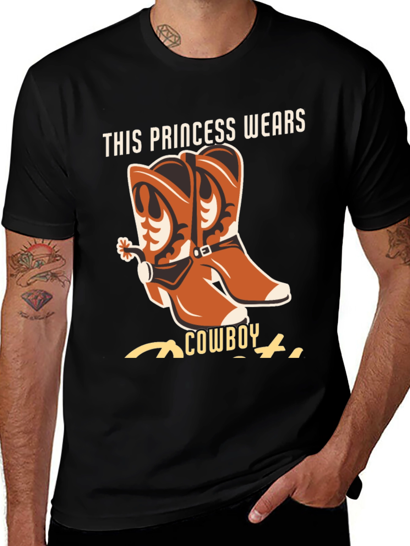 This Princess Wears Cowboy Boots T-Shirt