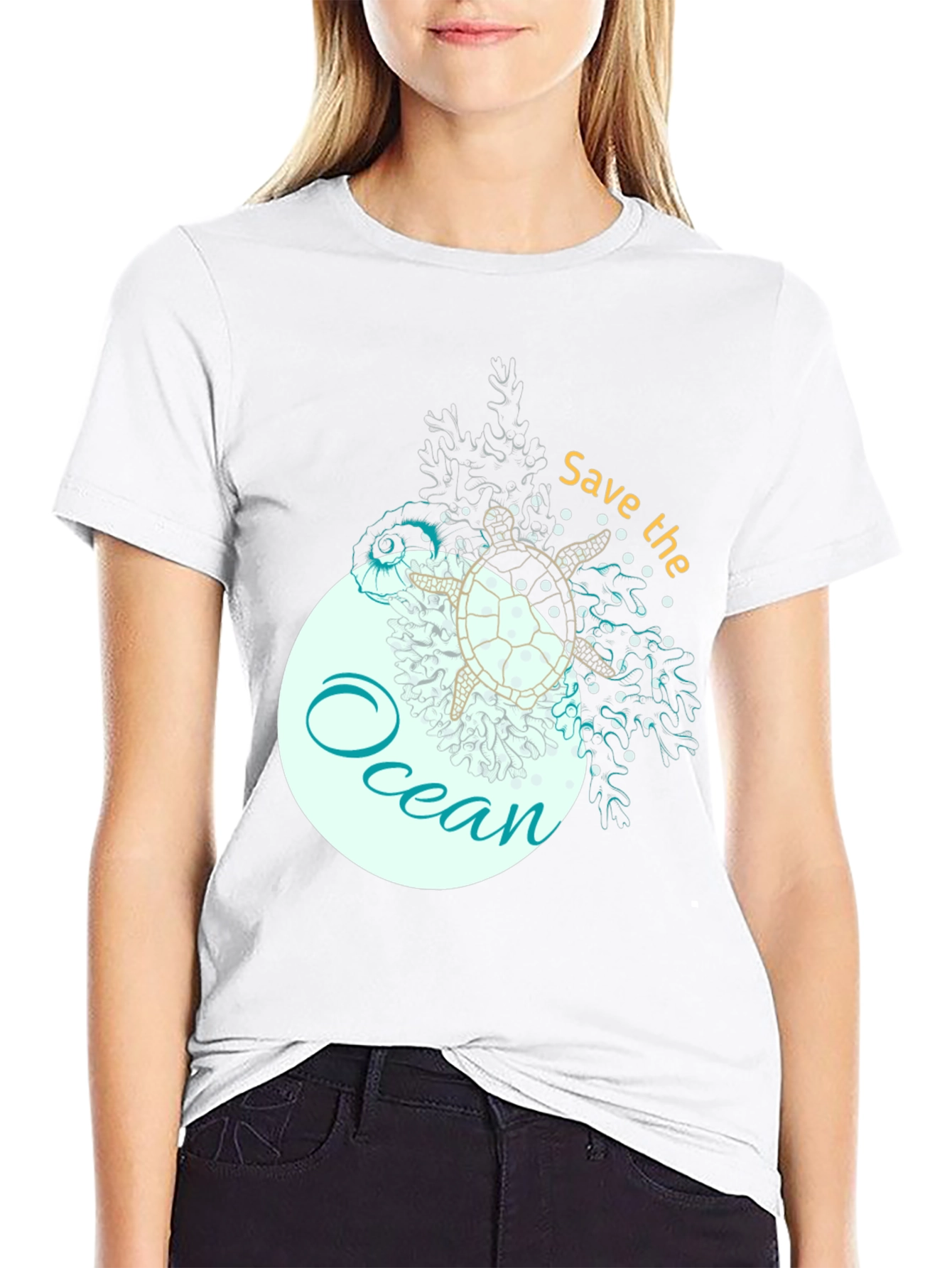 Save the Ocean Graphic Tee