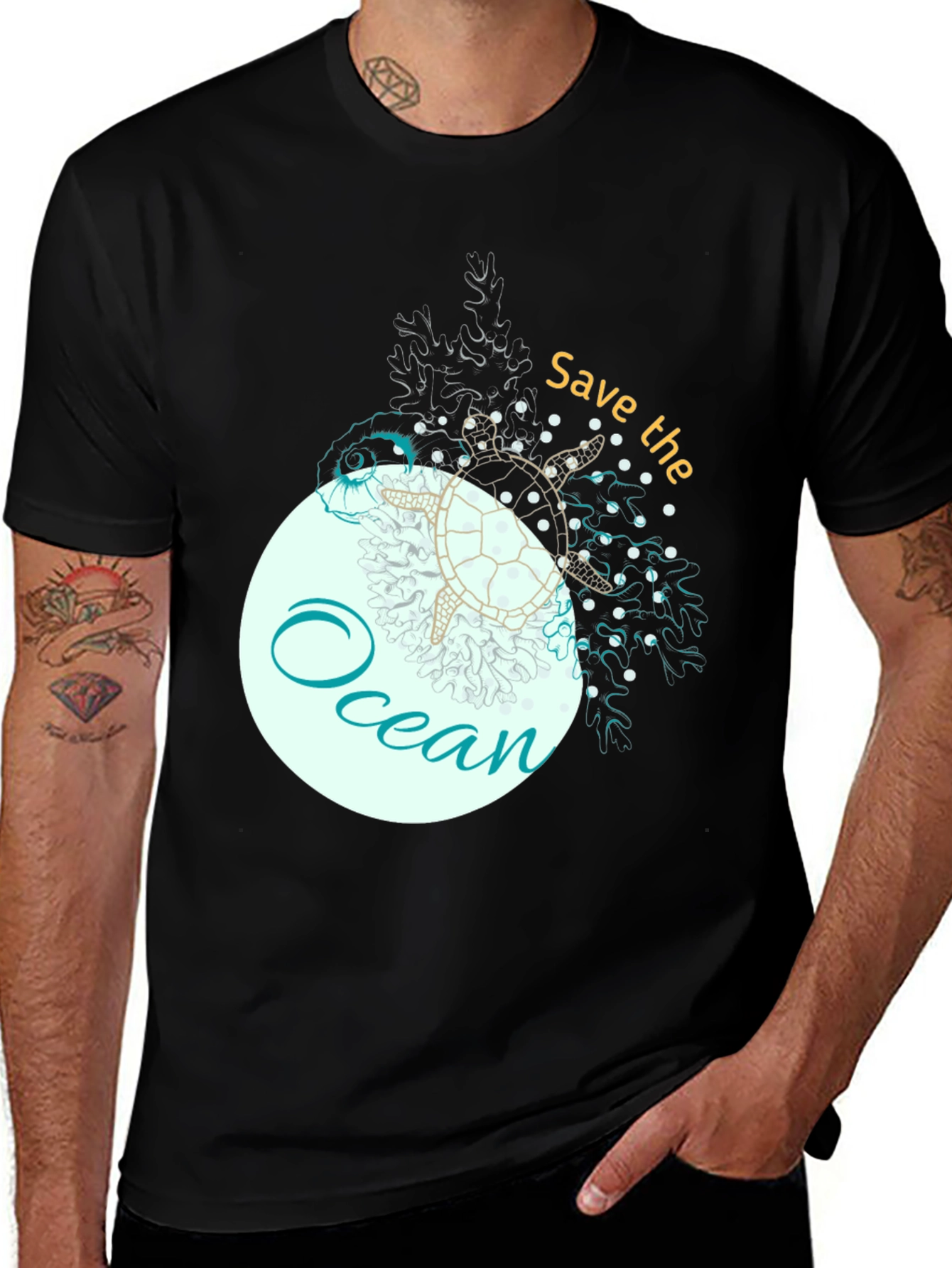 Save the Ocean Graphic Tee