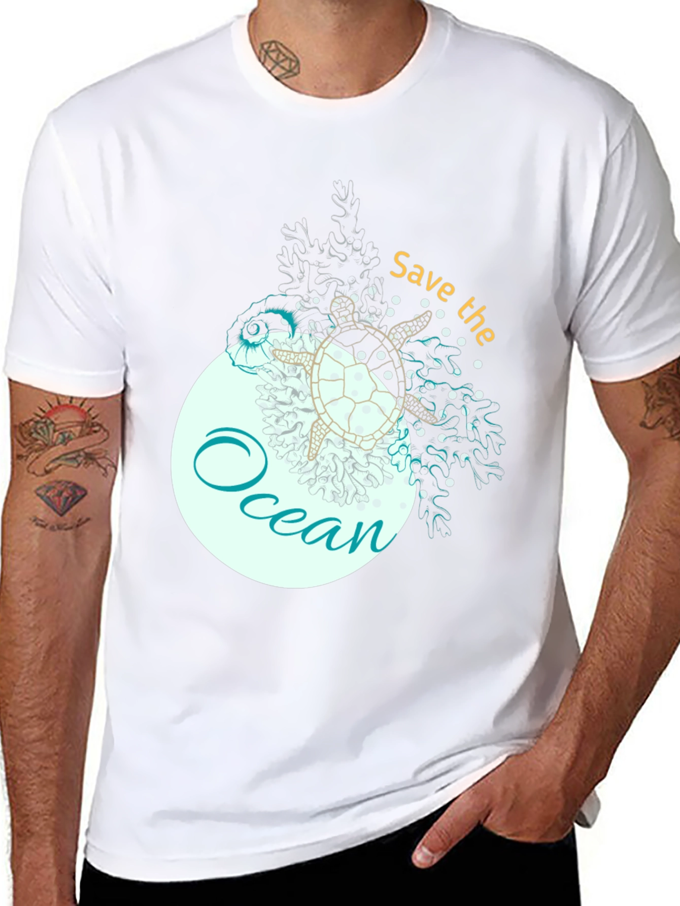 Save the Ocean Graphic Tee