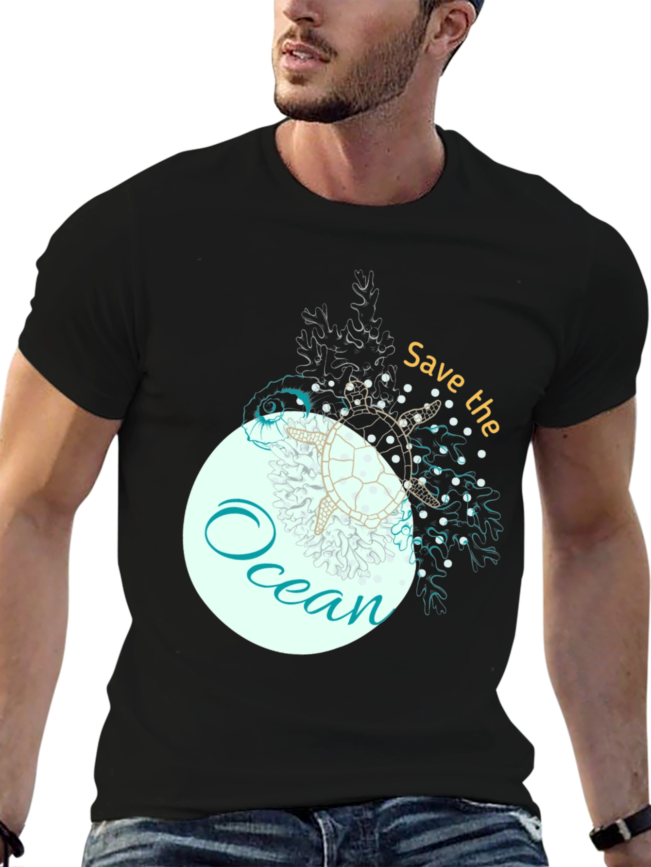 Save the Ocean Graphic Tee
