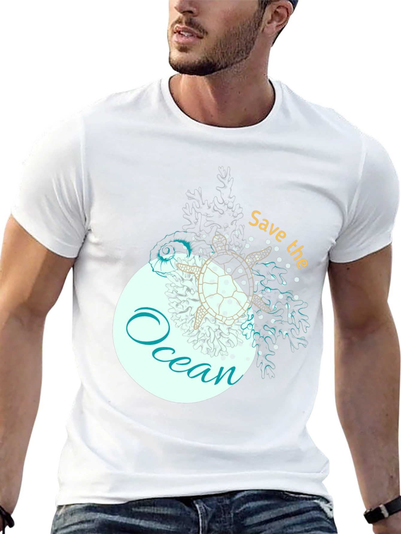Save the Ocean Graphic Tee